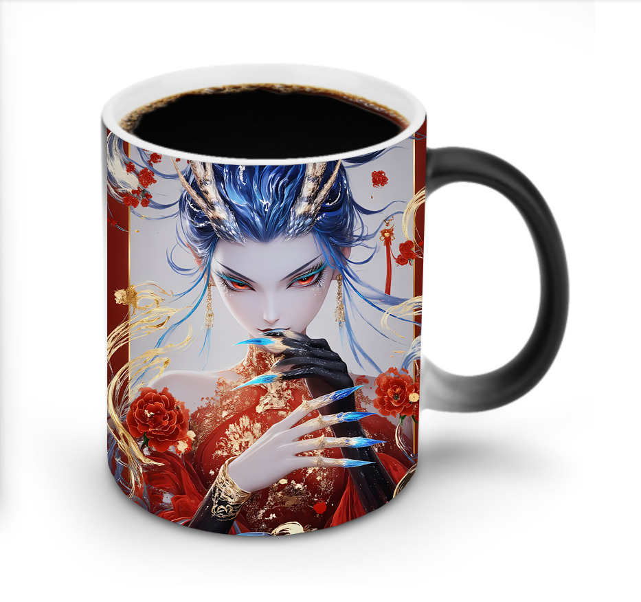 （画像用） Ne Zha 2 ナタ 魔童の大暴れ 温度変色マグカップ