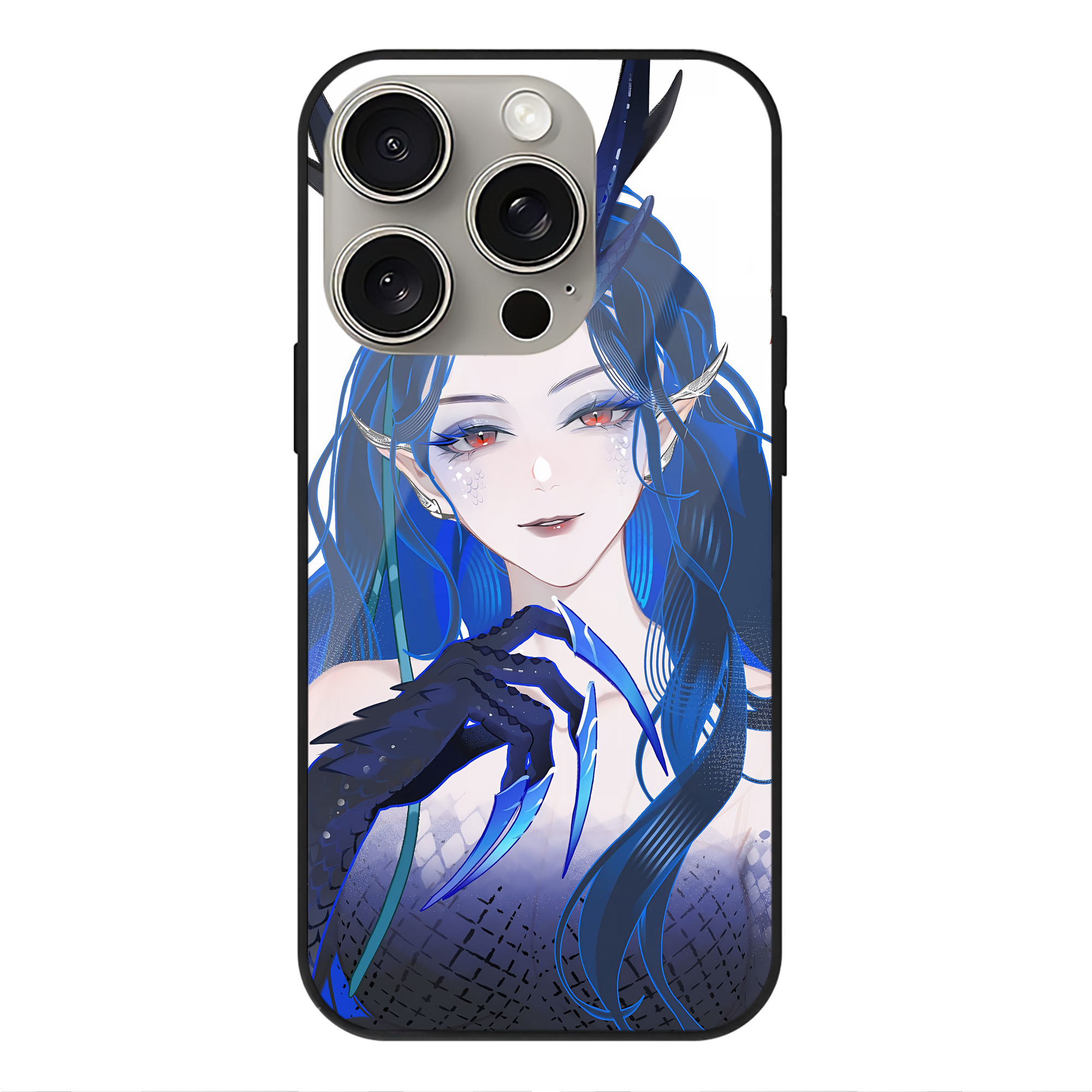 （画像用） Ne Zha 2 ナタ 魔童の大暴れ 【iPhone15Pro対応】スマホケース 耐衝撃＆黄変防止 背面ガラス
