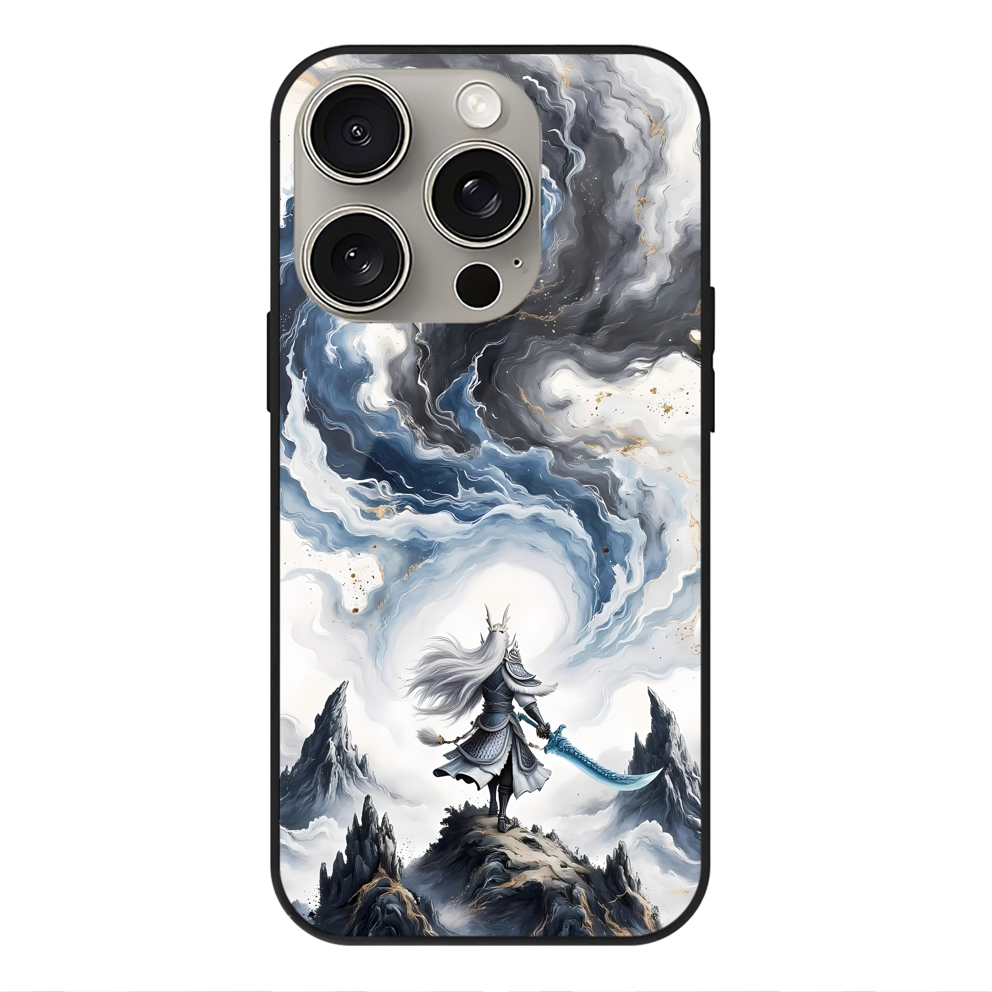 （画像用） Ne Zha 2 ナタ 魔童の大暴れ 【iPhone15Pro対応】スマホケース 耐衝撃＆黄変防止 背面ガラス