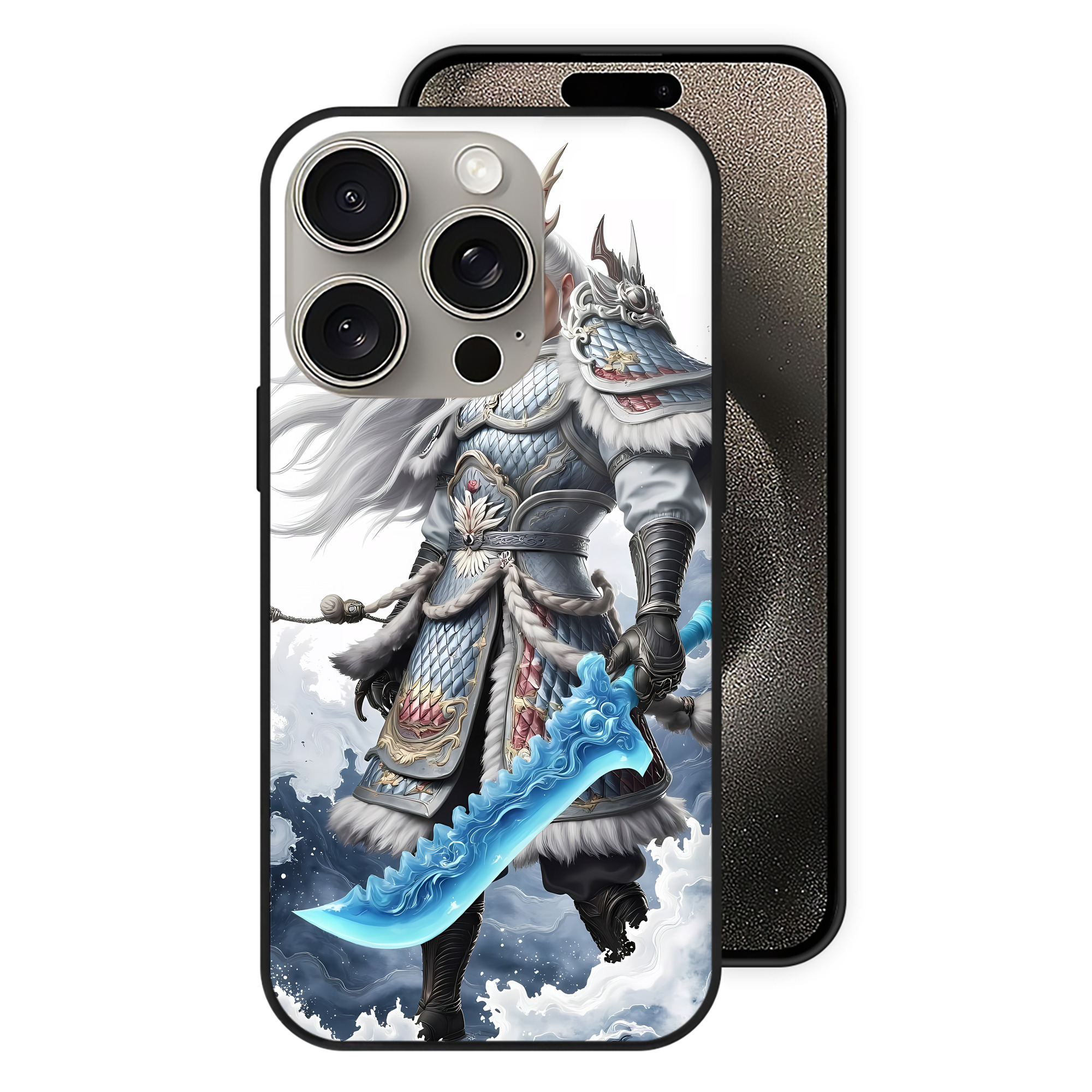 （画像用） Ne Zha 2 ナタ 魔童の大暴れ 【iPhone15Pro対応】スマホケース 耐衝撃＆黄変防止 背面ガラス