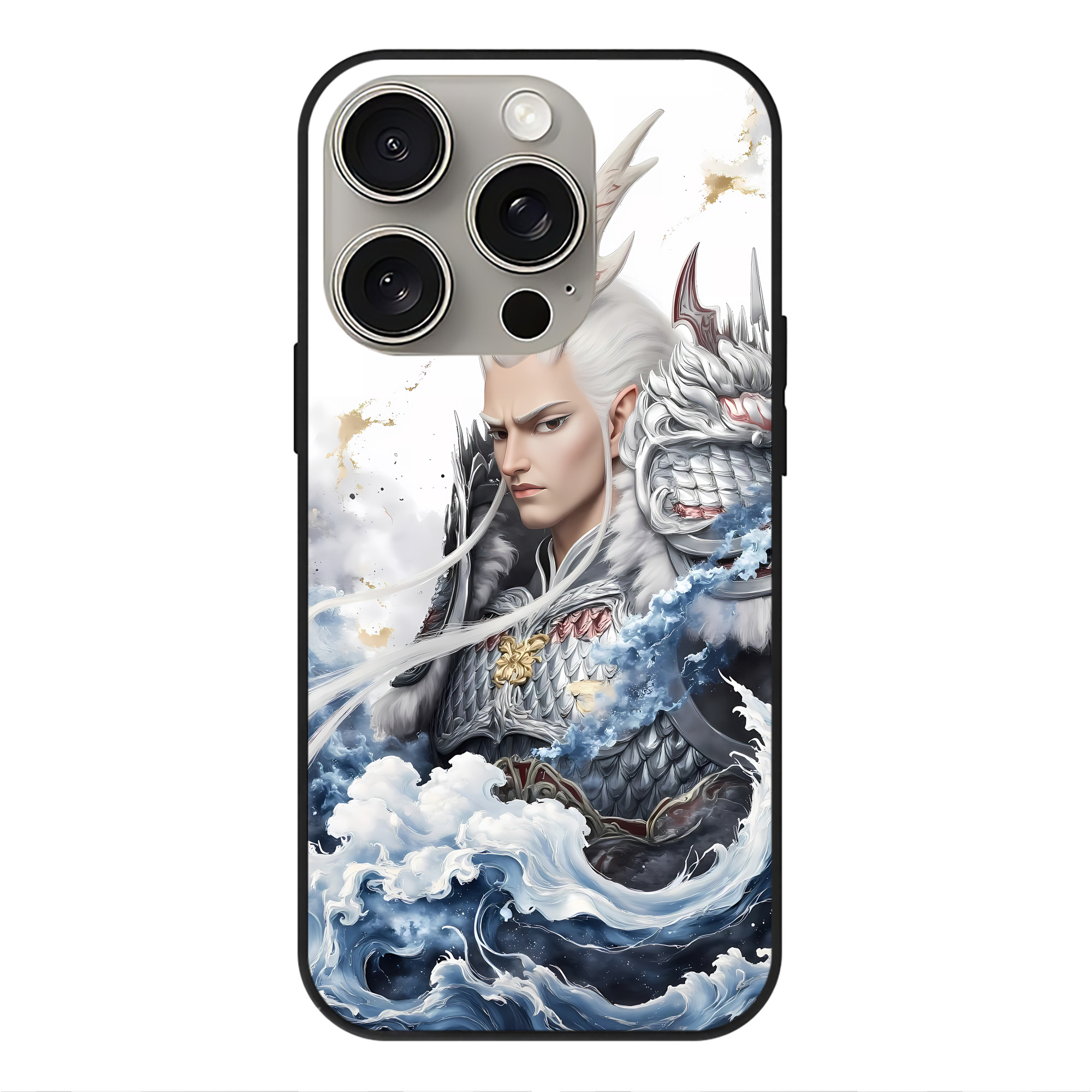 （画像用） Ne Zha 2 ナタ 魔童の大暴れ 【iPhone15Pro対応】スマホケース 耐衝撃＆黄変防止 背面ガラス