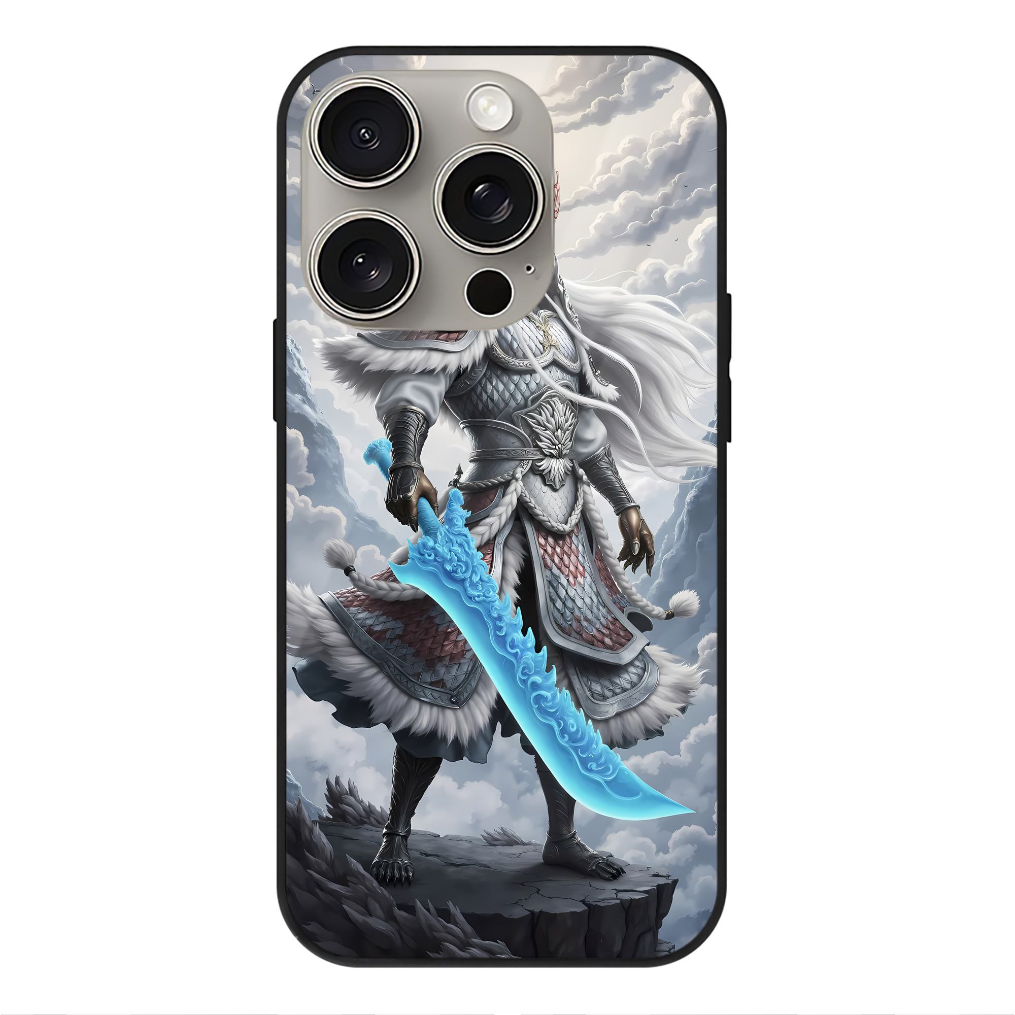 （画像用） Ne Zha 2 ナタ 魔童の大暴れ 【iPhone15Pro対応】スマホケース 耐衝撃＆黄変防止 背面ガラス