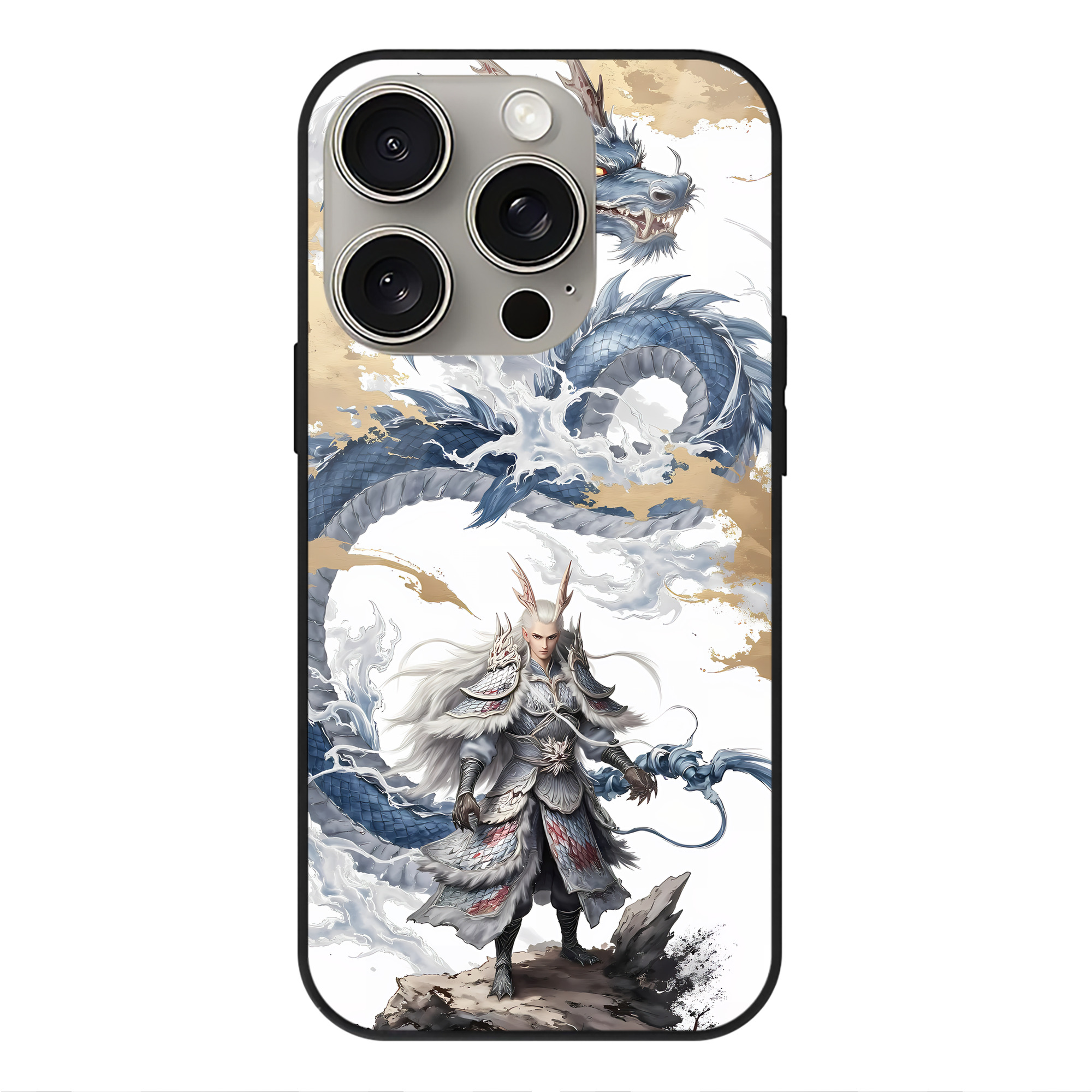 （画像用） Ne Zha 2 ナタ 魔童の大暴れ 【iPhone15Pro対応】スマホケース 耐衝撃＆黄変防止 背面ガラス