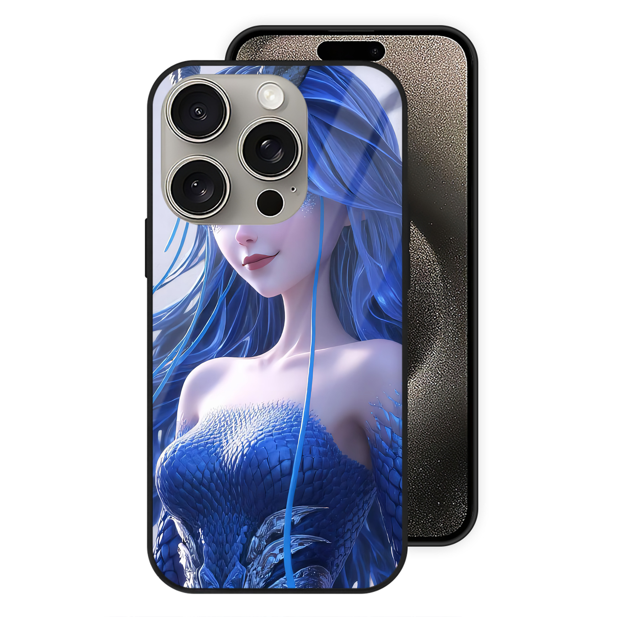 （画像用） Ne Zha 2 ナタ 魔童の大暴れ 【iPhone15Pro対応】スマホケース 耐衝撃＆黄変防止 背面ガラス