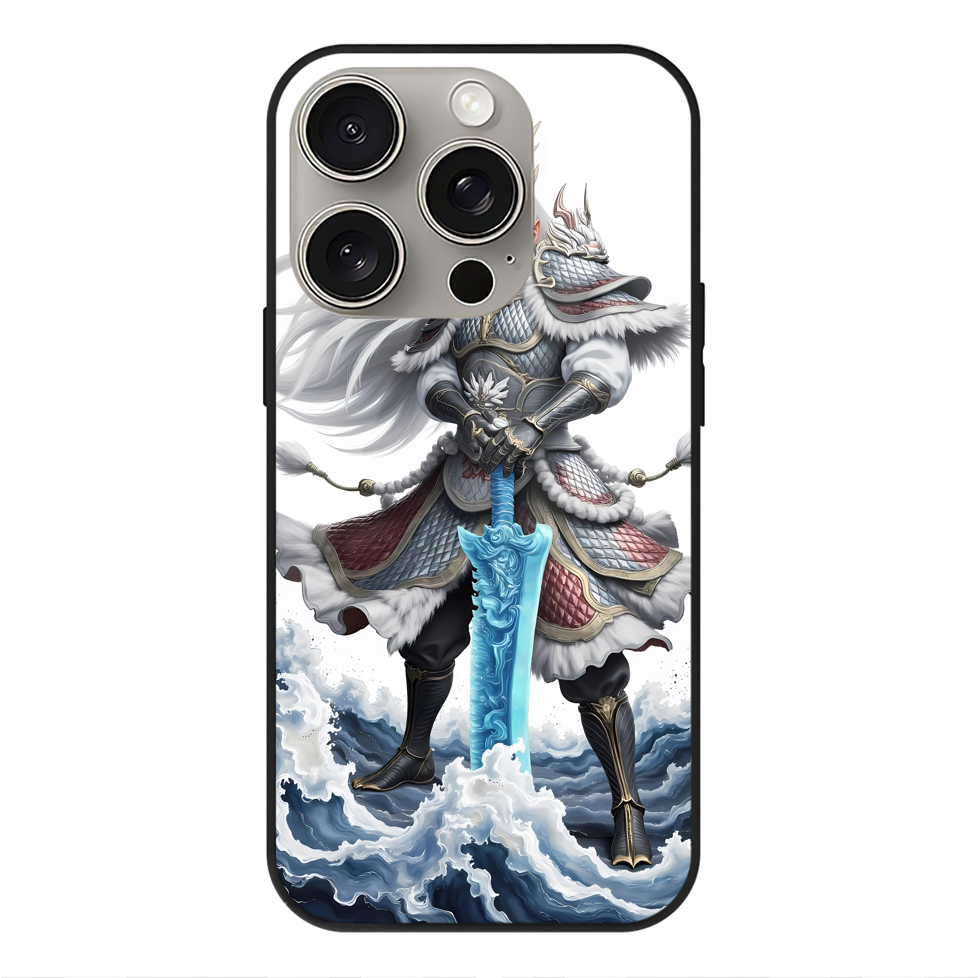 （画像用） Ne Zha 2 ナタ 魔童の大暴れ 【iPhone15Pro対応】スマホケース 耐衝撃＆黄変防止 背面ガラス