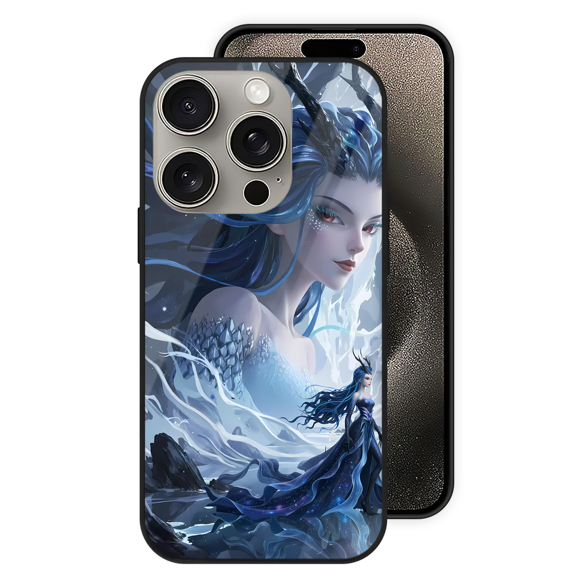 （画像用） Ne Zha 2 ナタ 魔童の大暴れ 【iPhone15Pro対応】スマホケース 耐衝撃＆黄変防止 背面ガラス