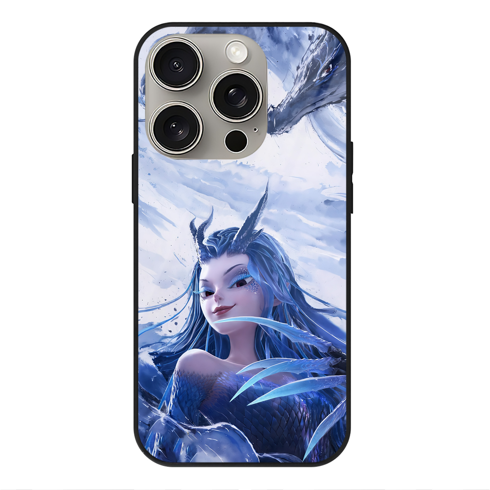 （画像用） Ne Zha 2 ナタ 魔童の大暴れ 【iPhone15Pro対応】スマホケース 耐衝撃＆黄変防止 背面ガラス
