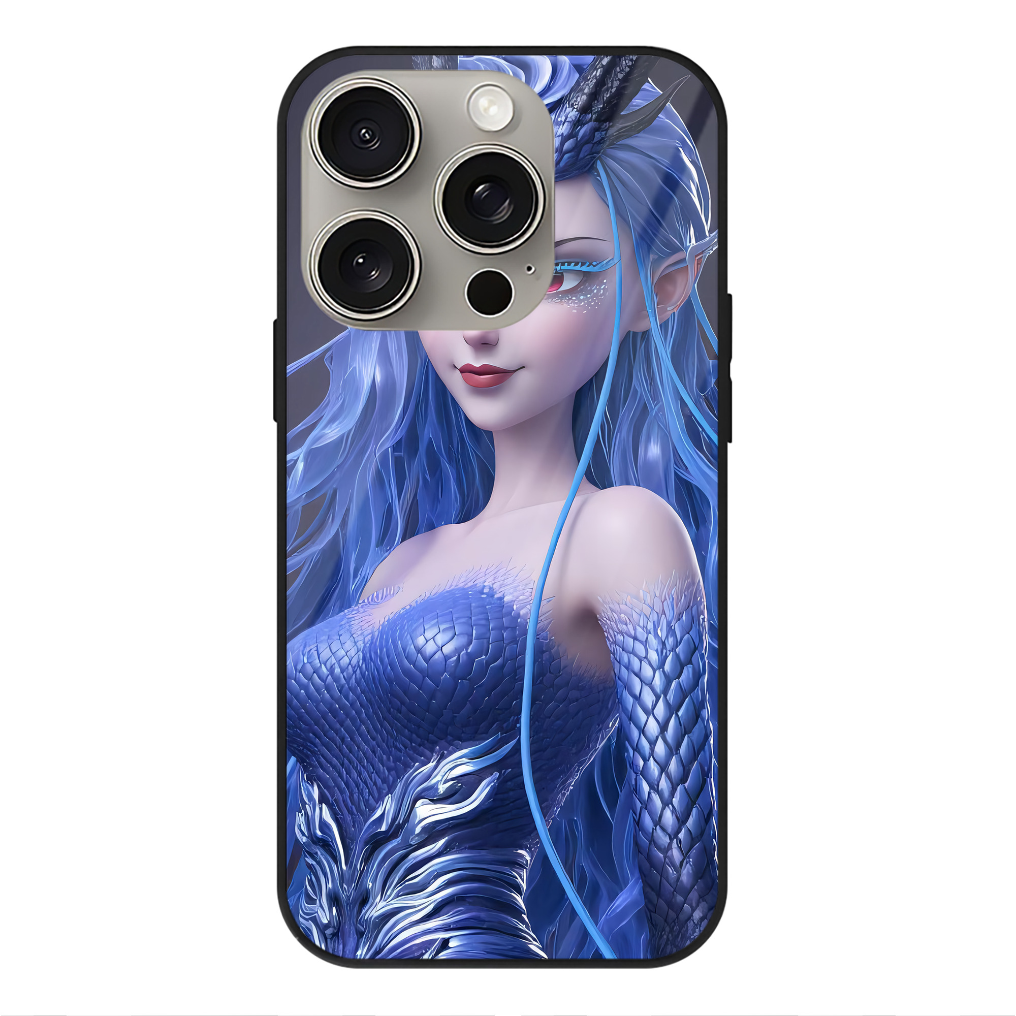 （画像用） Ne Zha 2 ナタ 魔童の大暴れ 【iPhone15Pro対応】スマホケース 耐衝撃＆黄変防止 背面ガラス