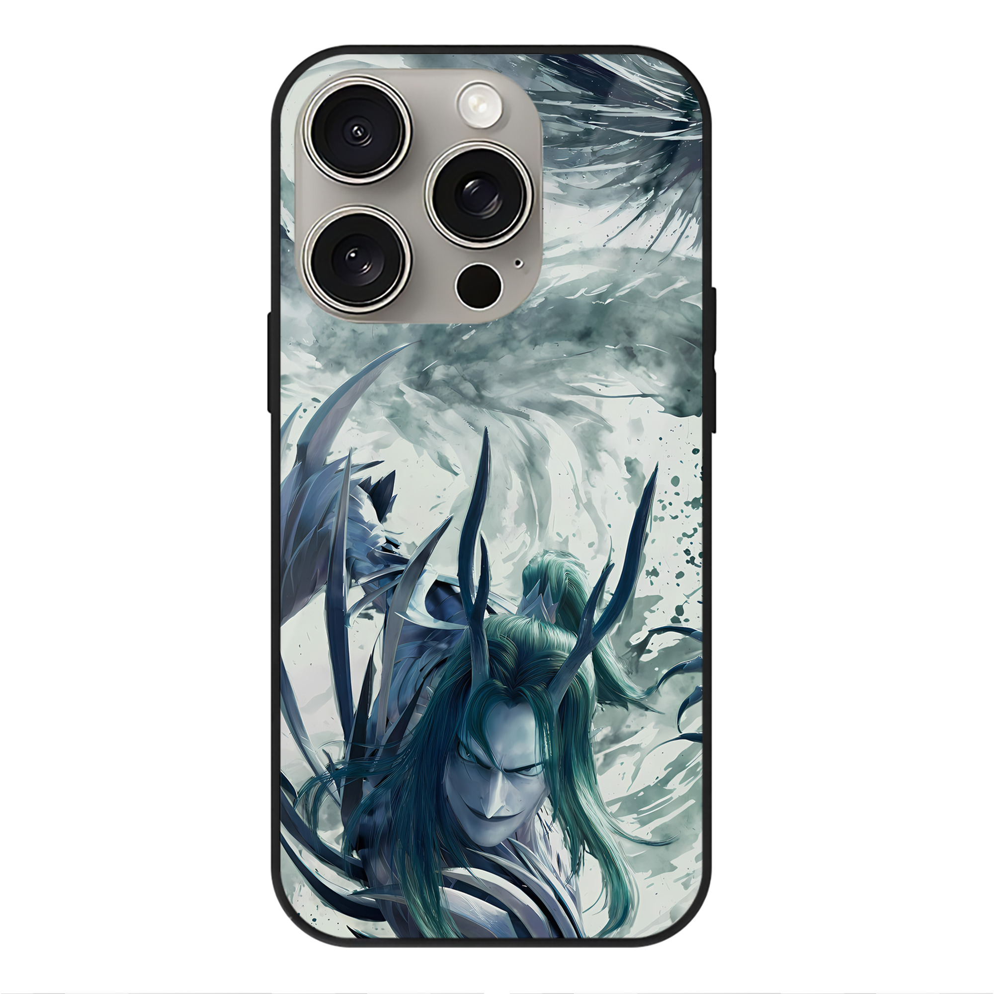（画像用） Ne Zha 2 ナタ 魔童の大暴れ 【iPhone15Pro対応】スマホケース 耐衝撃＆黄変防止 背面ガラス