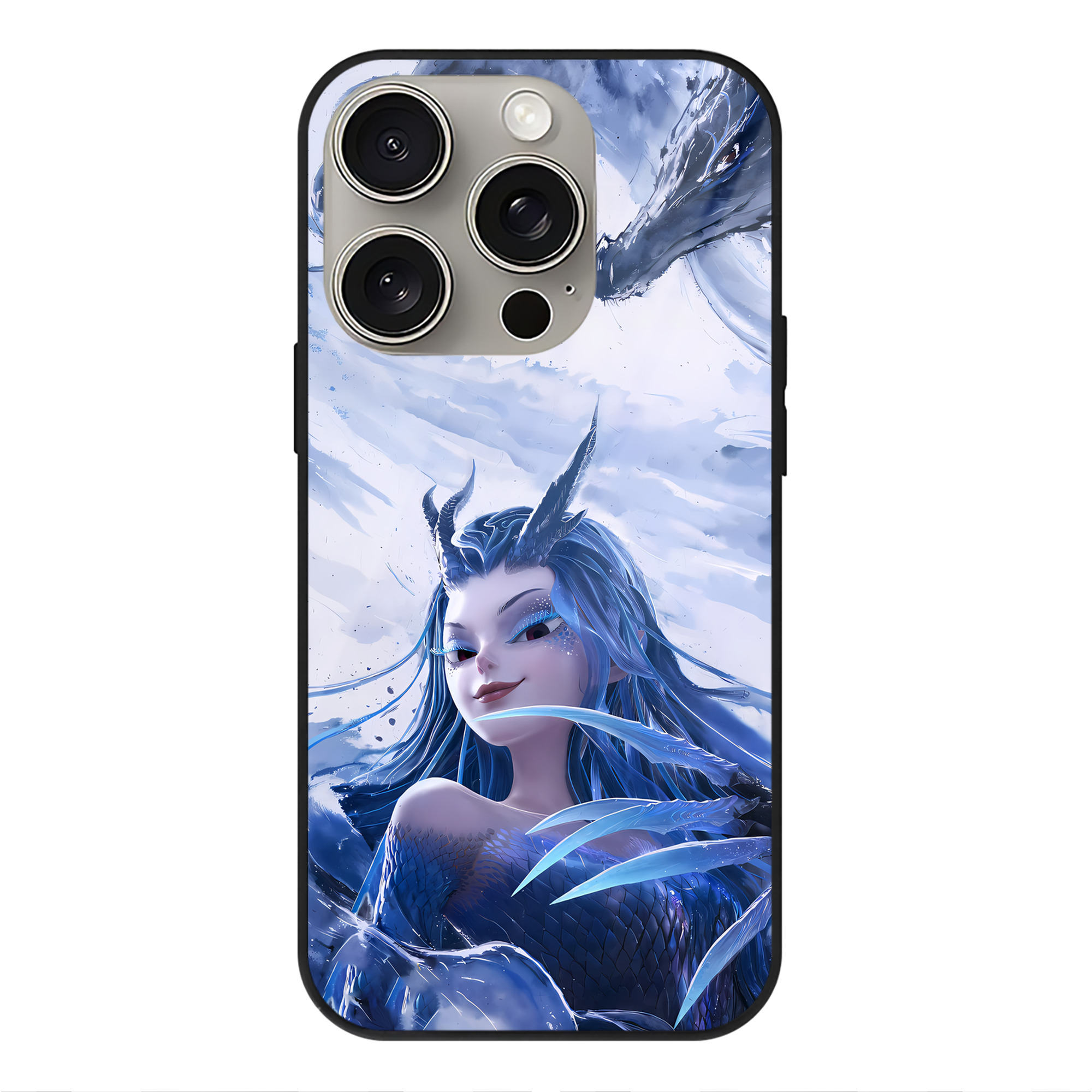 （画像用） Ne Zha 2 ナタ 魔童の大暴れ 【iPhone15Pro対応】スマホケース 耐衝撃＆黄変防止 背面ガラス