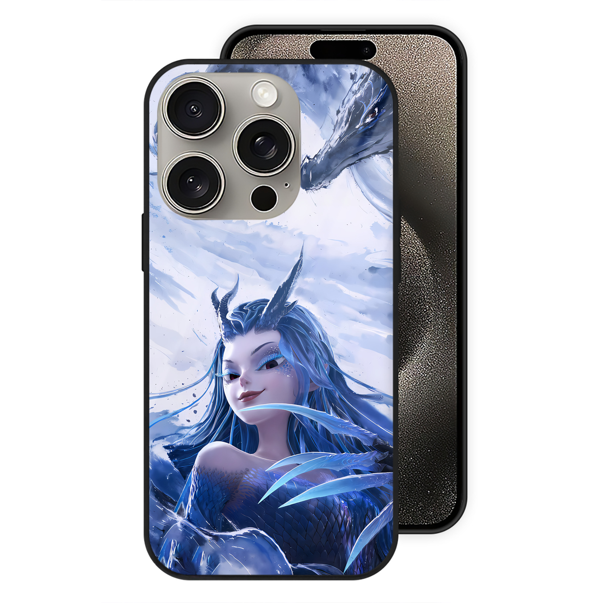 （画像用） Ne Zha 2 ナタ 魔童の大暴れ 【iPhone15Pro対応】スマホケース 耐衝撃＆黄変防止 背面ガラス