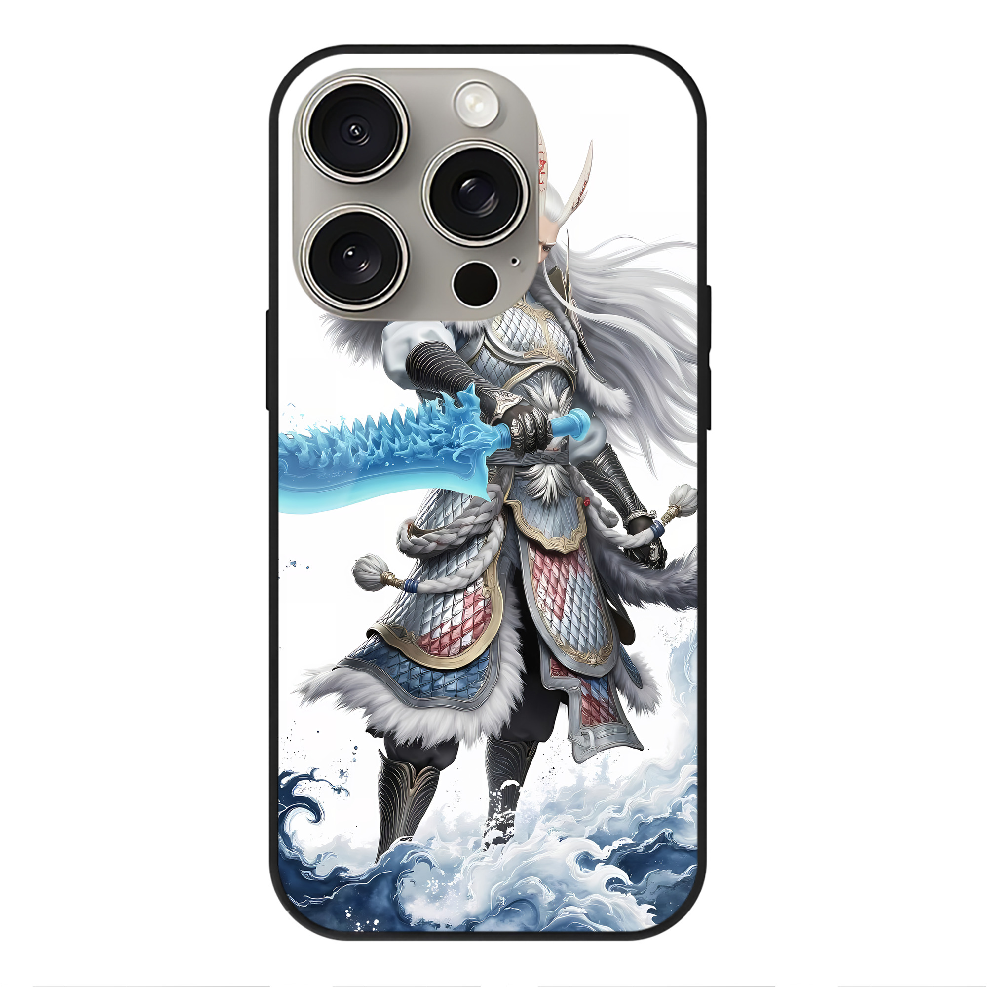 （画像用） Ne Zha 2 ナタ 魔童の大暴れ 【iPhone15Pro対応】スマホケース 耐衝撃＆黄変防止 背面ガラス