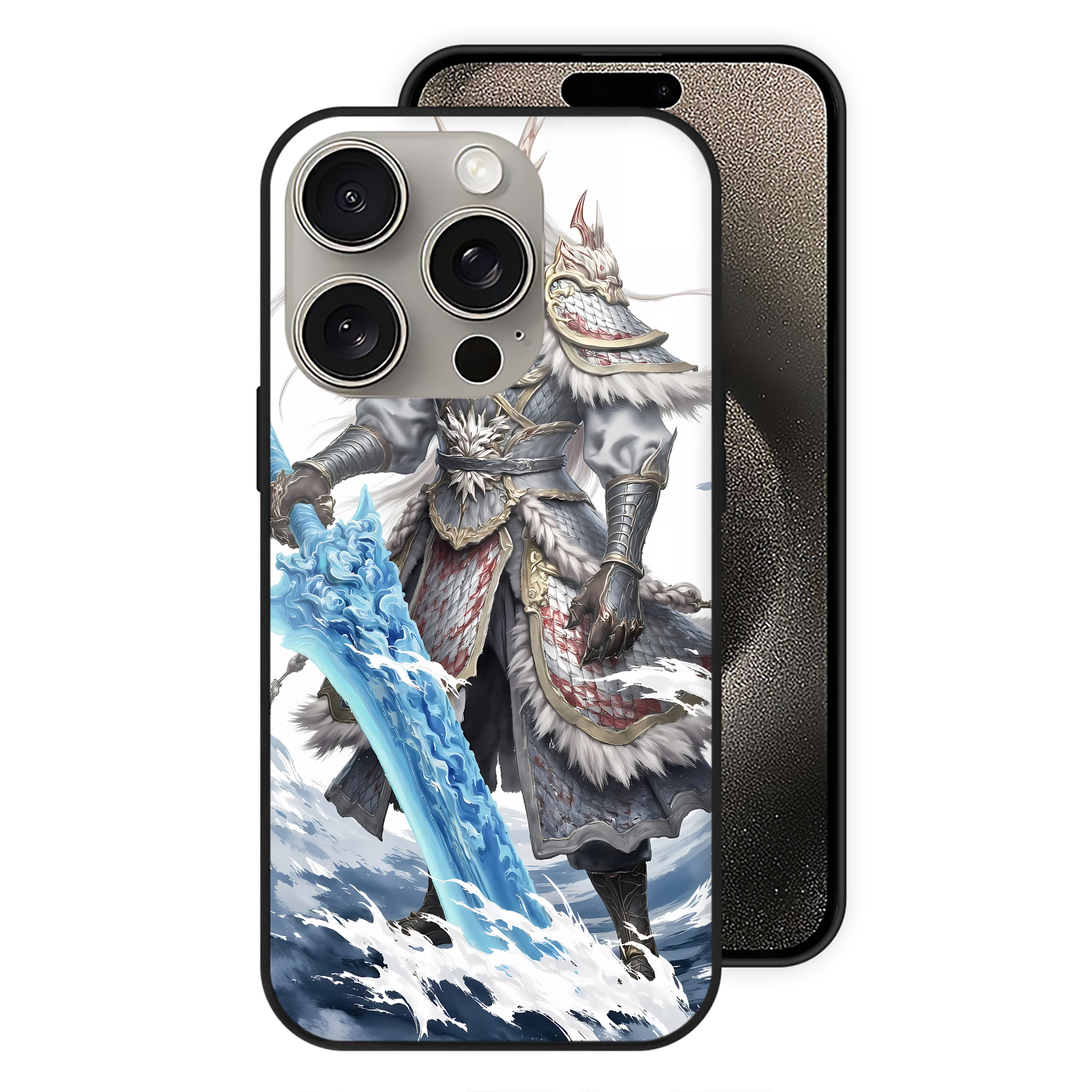 （画像用） Ne Zha 2 ナタ 魔童の大暴れ 【iPhone15Pro対応】スマホケース 耐衝撃＆黄変防止 背面ガラス