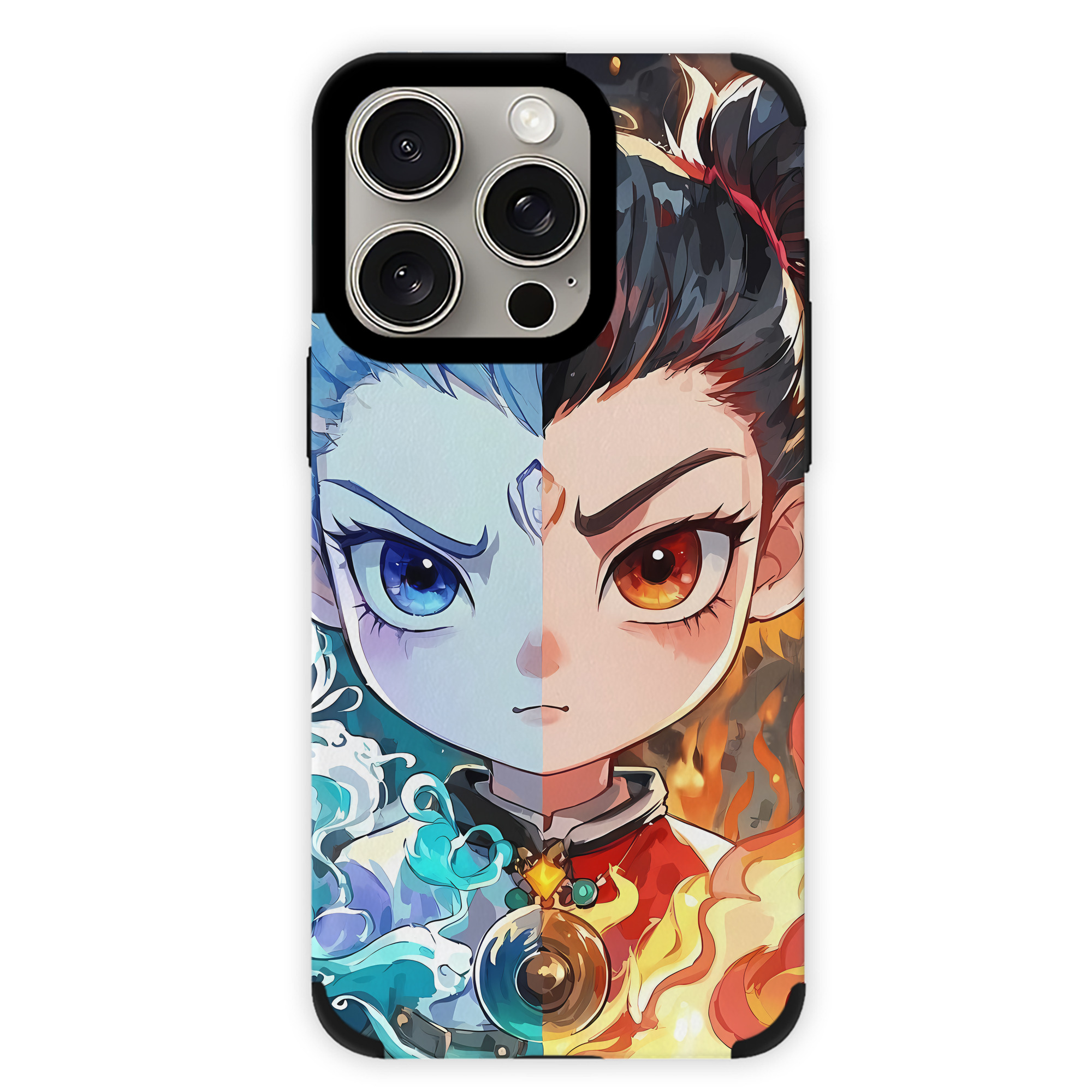 （画像用） Ne Zha 2 ナタ 魔童の大暴れ 【iPhone15ProMax対応】 PUレザー スマホケース 耐衝撃＆黄変防止