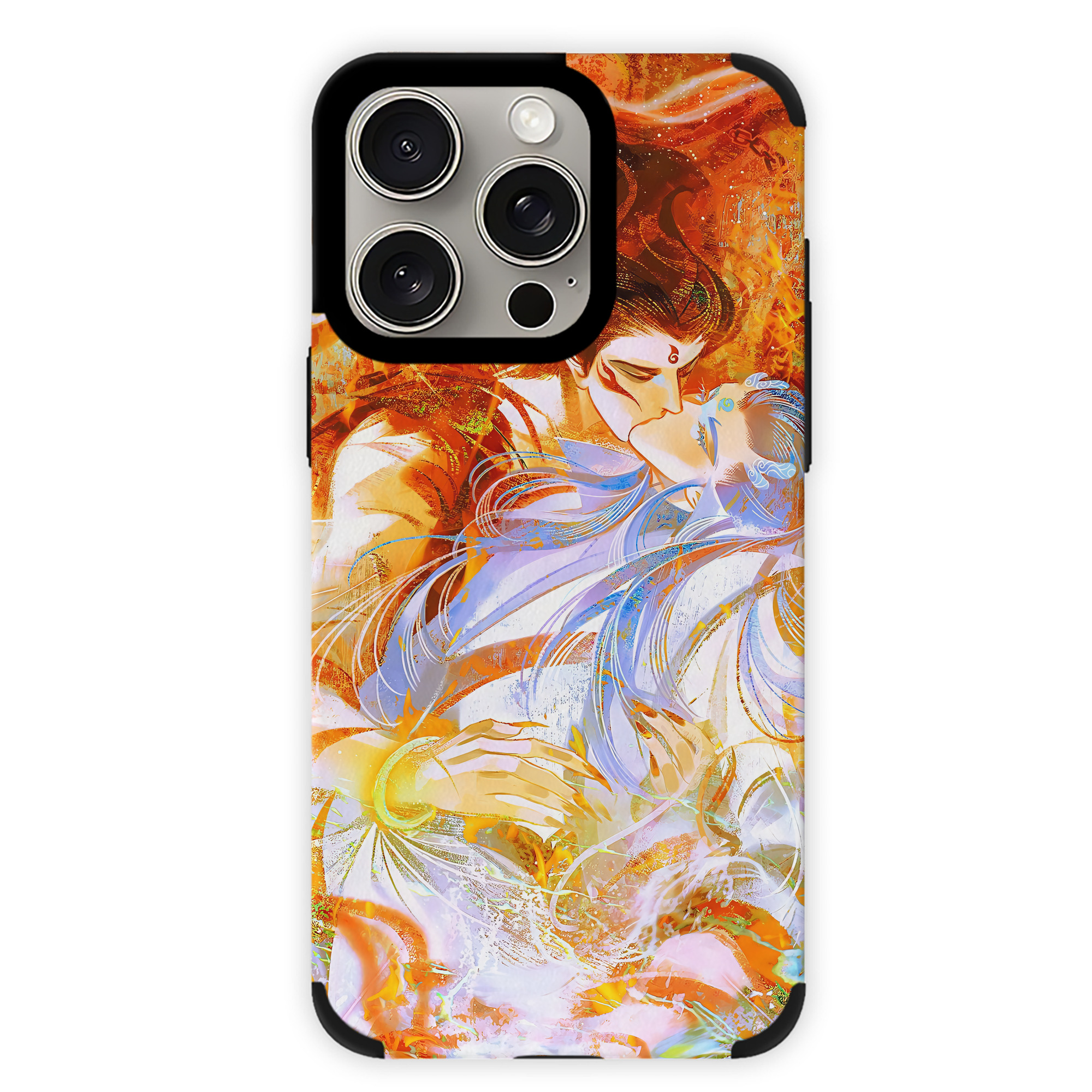 （画像用） Ne Zha 2 ナタ 魔童の大暴れ 【iPhone15ProMax対応】 PUレザー スマホケース 耐衝撃＆黄変防止