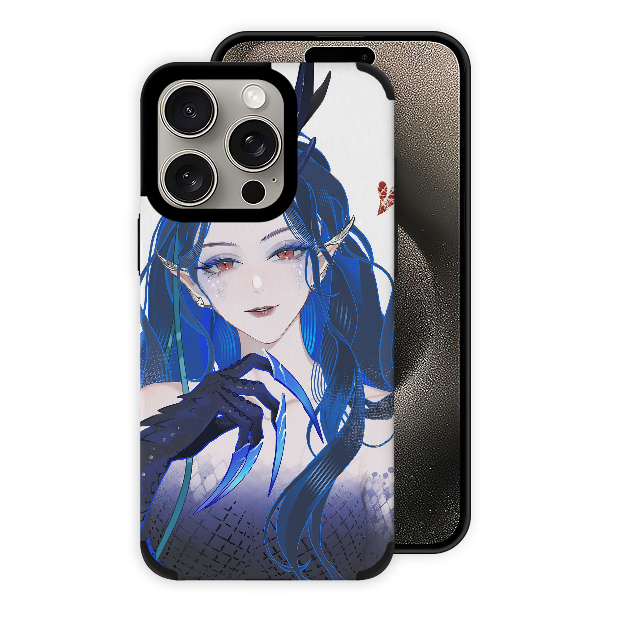 （画像用） Ne Zha 2 ナタ 魔童の大暴れ 【iPhone15ProMax対応】 PUレザー スマホケース 耐衝撃＆黄変防止