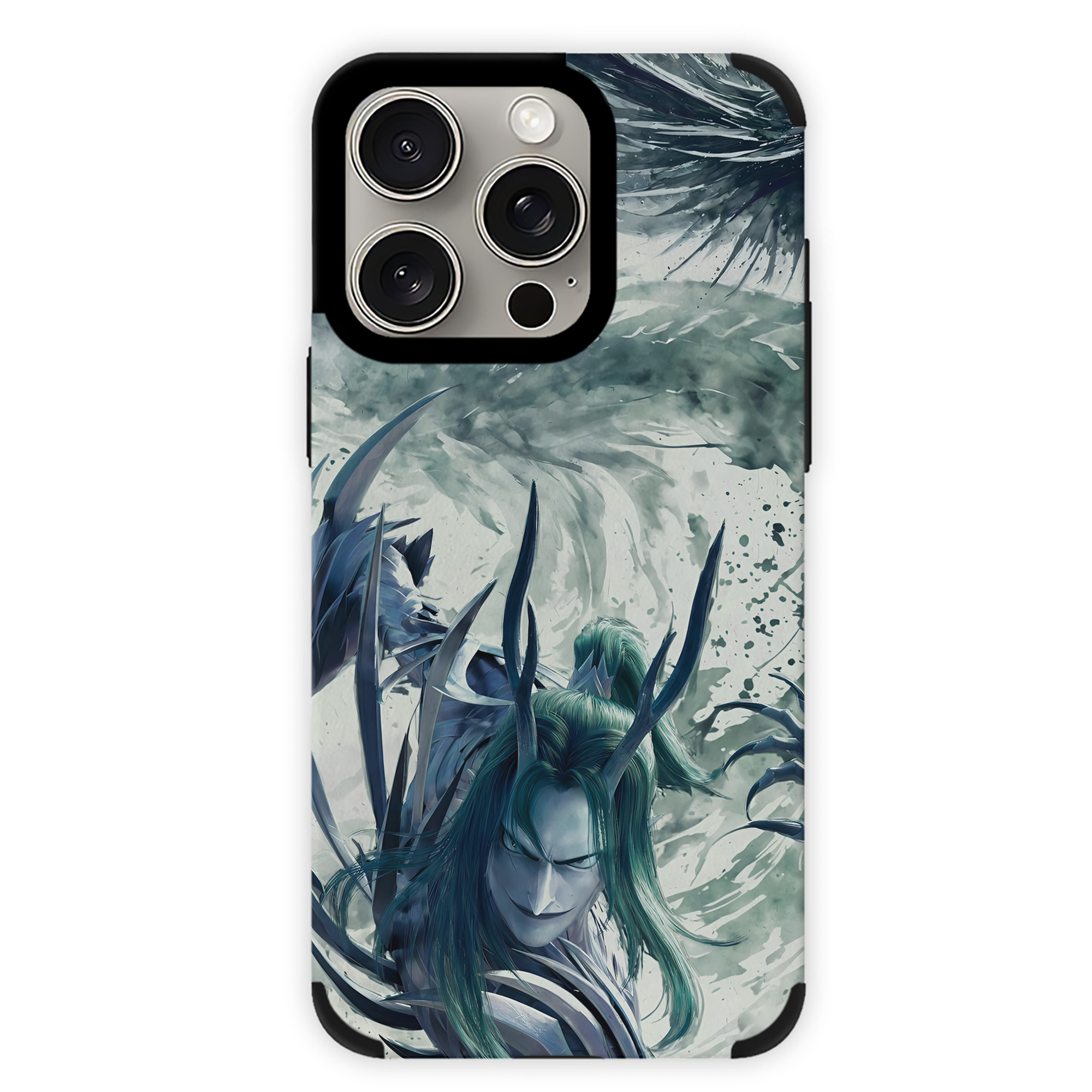 （画像用） Ne Zha 2 ナタ 魔童の大暴れ 【iPhone15ProMax対応】 PUレザー スマホケース 耐衝撃＆黄変防止