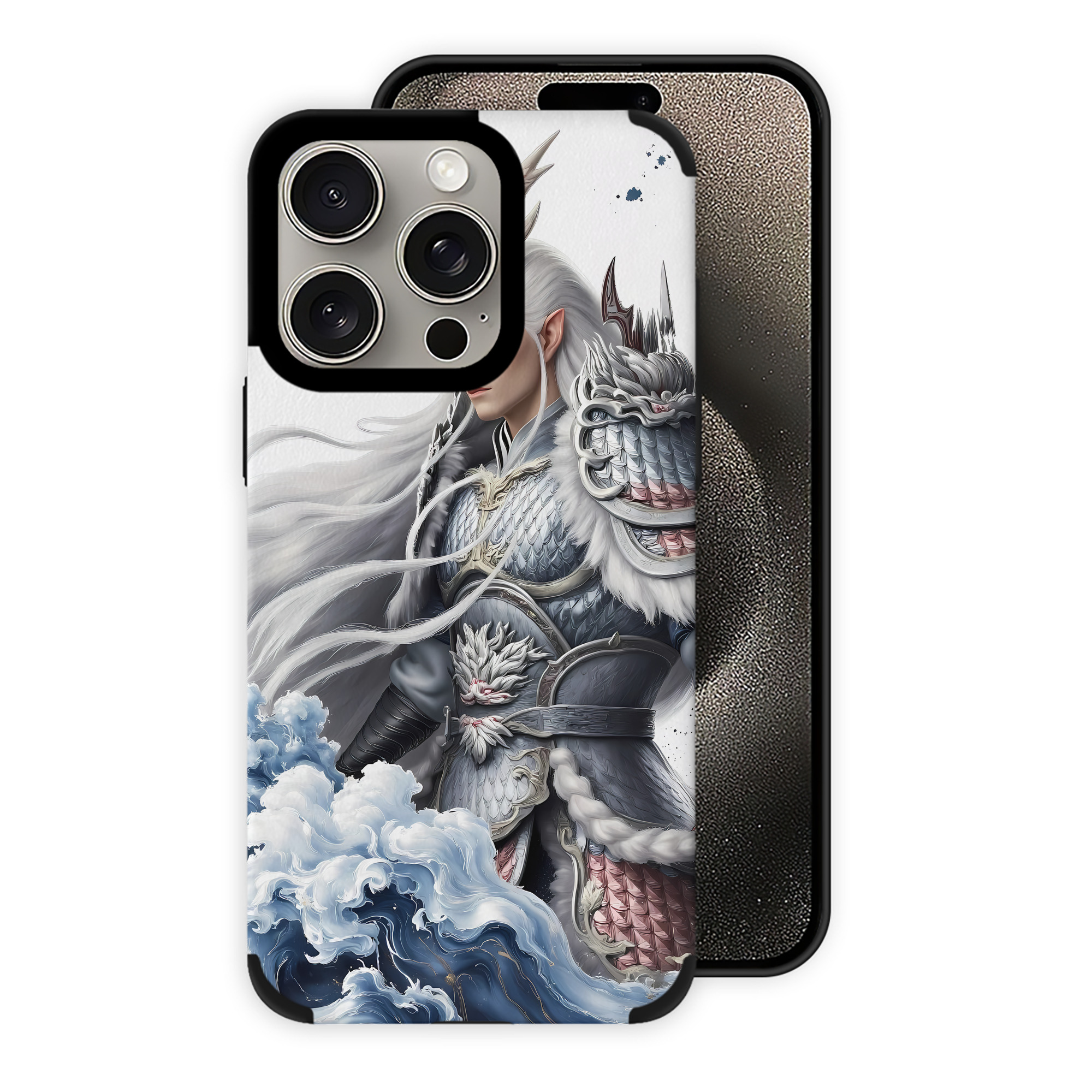 （画像用） Ne Zha 2 ナタ 魔童の大暴れ 【iPhone15ProMax対応】 PUレザー スマホケース 耐衝撃＆黄変防止