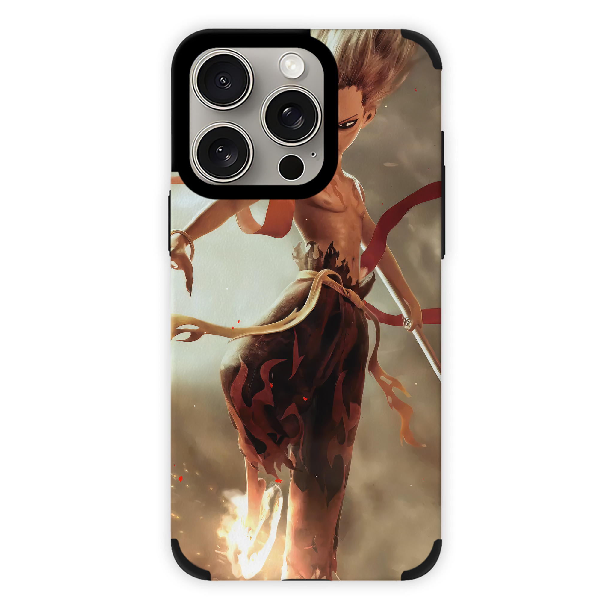 （画像用） Ne Zha 2 ナタ 魔童の大暴れ 【iPhone15ProMax対応】 PUレザー スマホケース 耐衝撃＆黄変防止