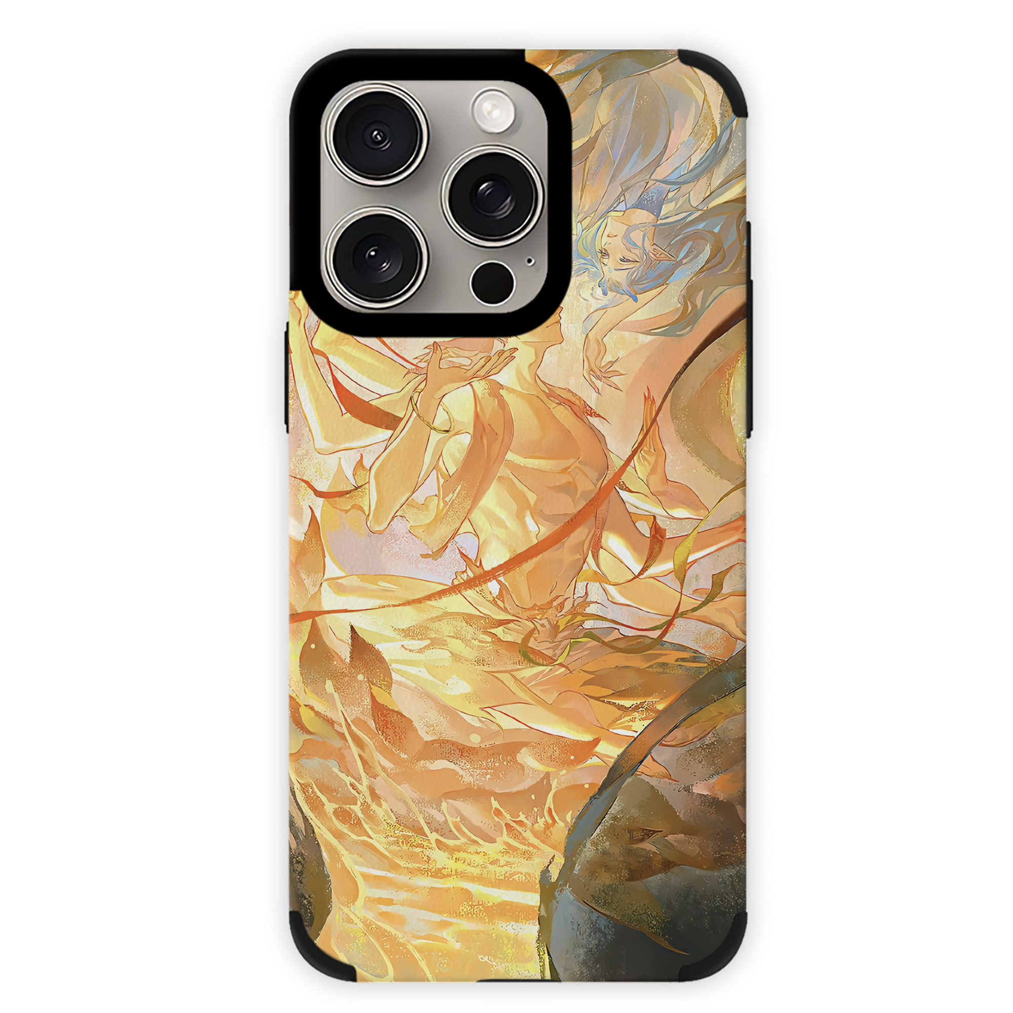 （画像用） Ne Zha 2 ナタ 魔童の大暴れ 【iPhone15ProMax対応】 PUレザー スマホケース 耐衝撃＆黄変防止