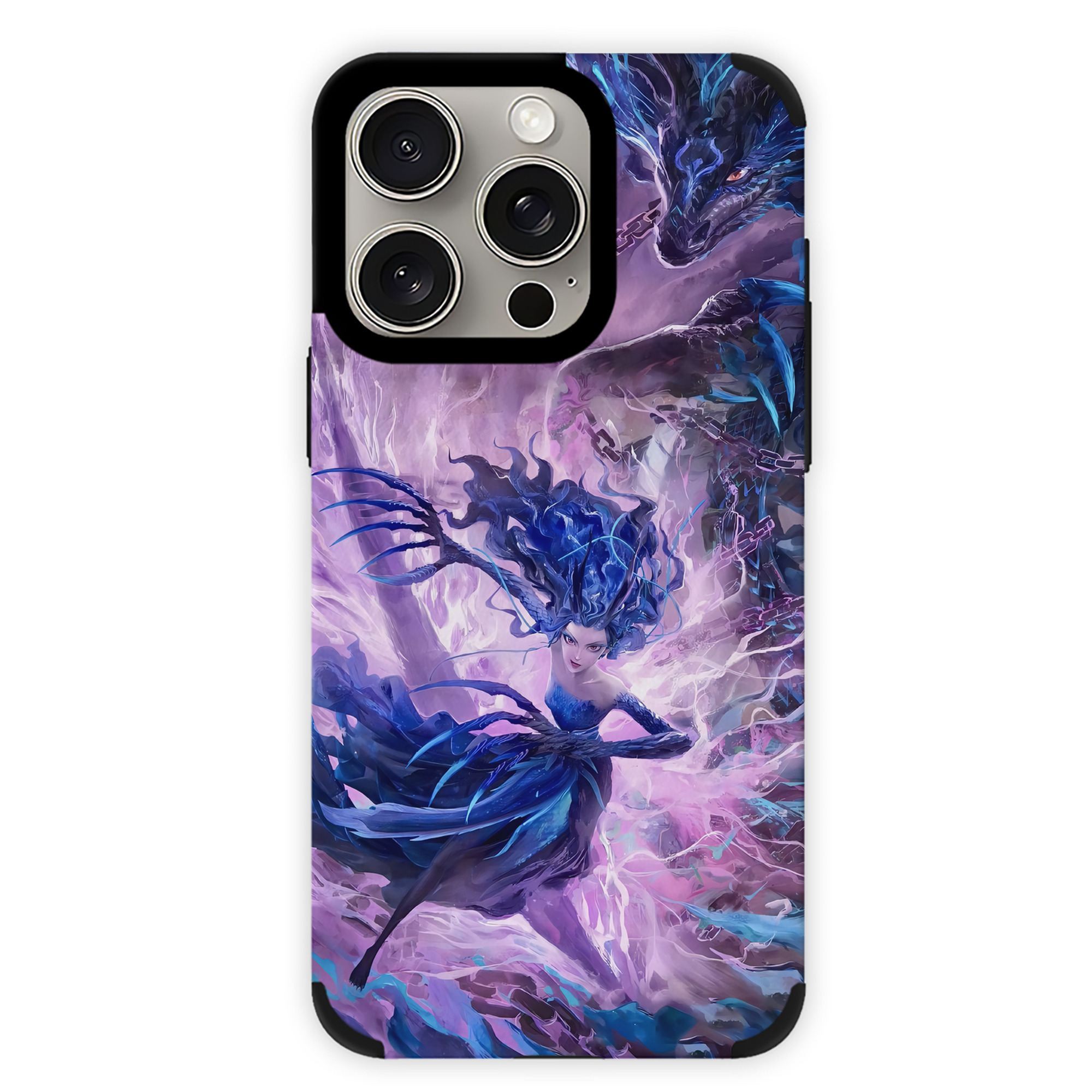 （画像用） Ne Zha 2 ナタ 魔童の大暴れ 【iPhone15ProMax対応】 PUレザー スマホケース 耐衝撃＆黄変防止