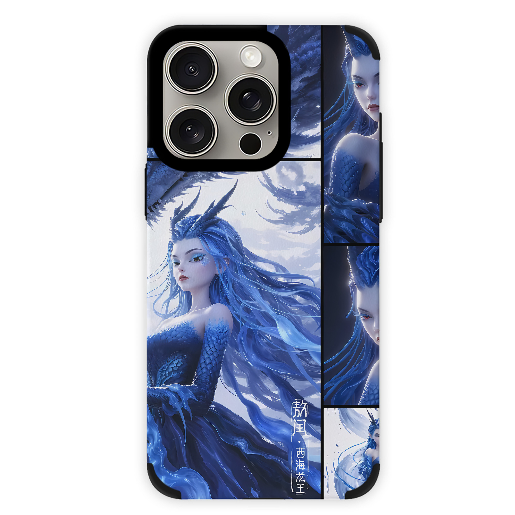 （画像用） Ne Zha 2 ナタ 魔童の大暴れ 【iPhone15ProMax対応】 PUレザー スマホケース 耐衝撃＆黄変防止