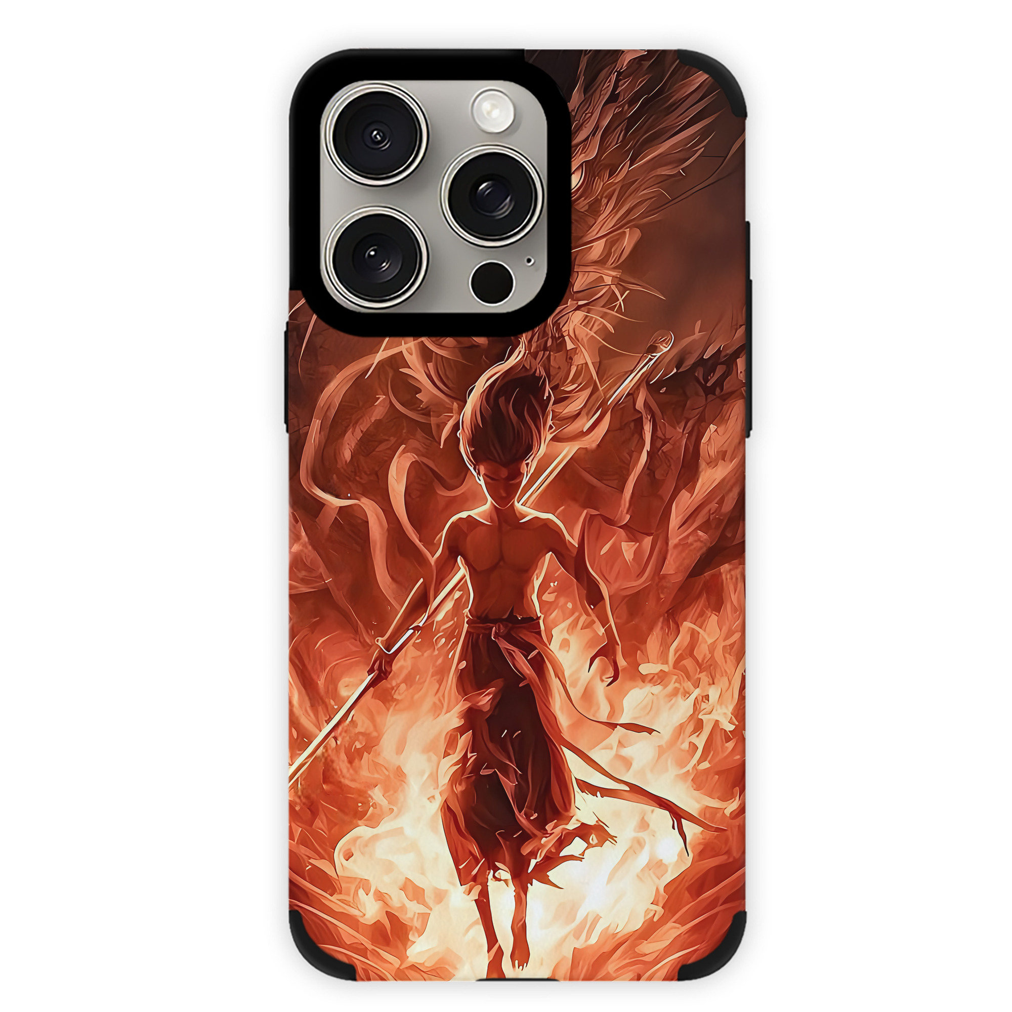 （画像用） Ne Zha 2 ナタ 魔童の大暴れ 【iPhone15ProMax対応】 PUレザー スマホケース 耐衝撃＆黄変防止