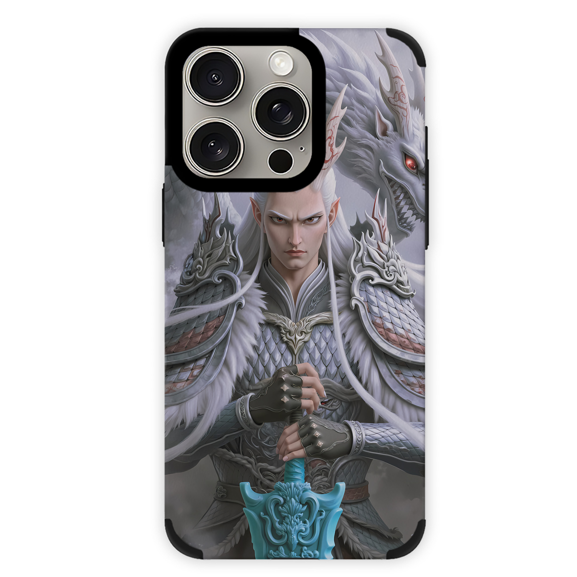 （画像用） Ne Zha 2 ナタ 魔童の大暴れ 【iPhone15ProMax対応】 PUレザー スマホケース 耐衝撃＆黄変防止