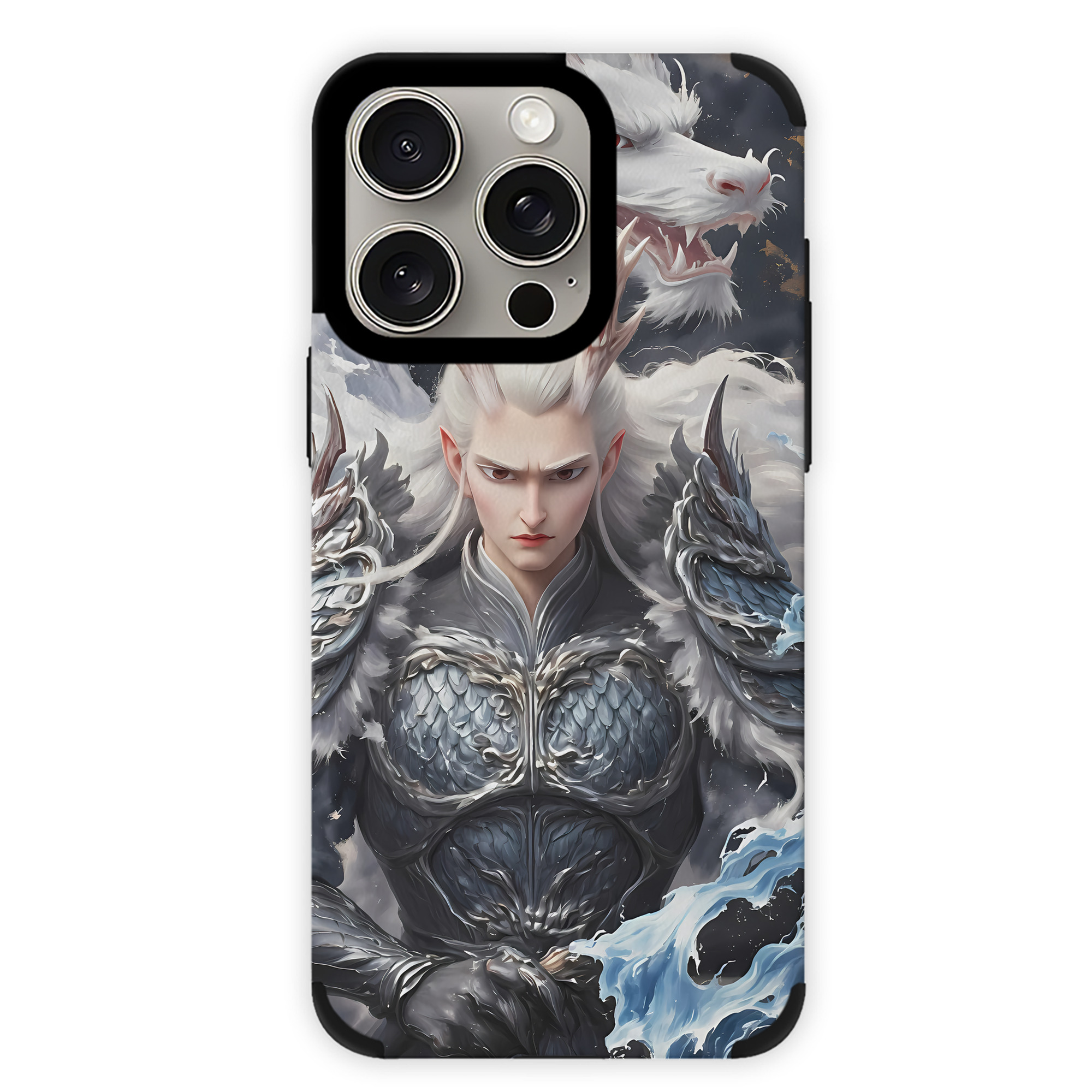 （画像用） Ne Zha 2 ナタ 魔童の大暴れ 【iPhone15ProMax対応】 PUレザー スマホケース 耐衝撃＆黄変防止