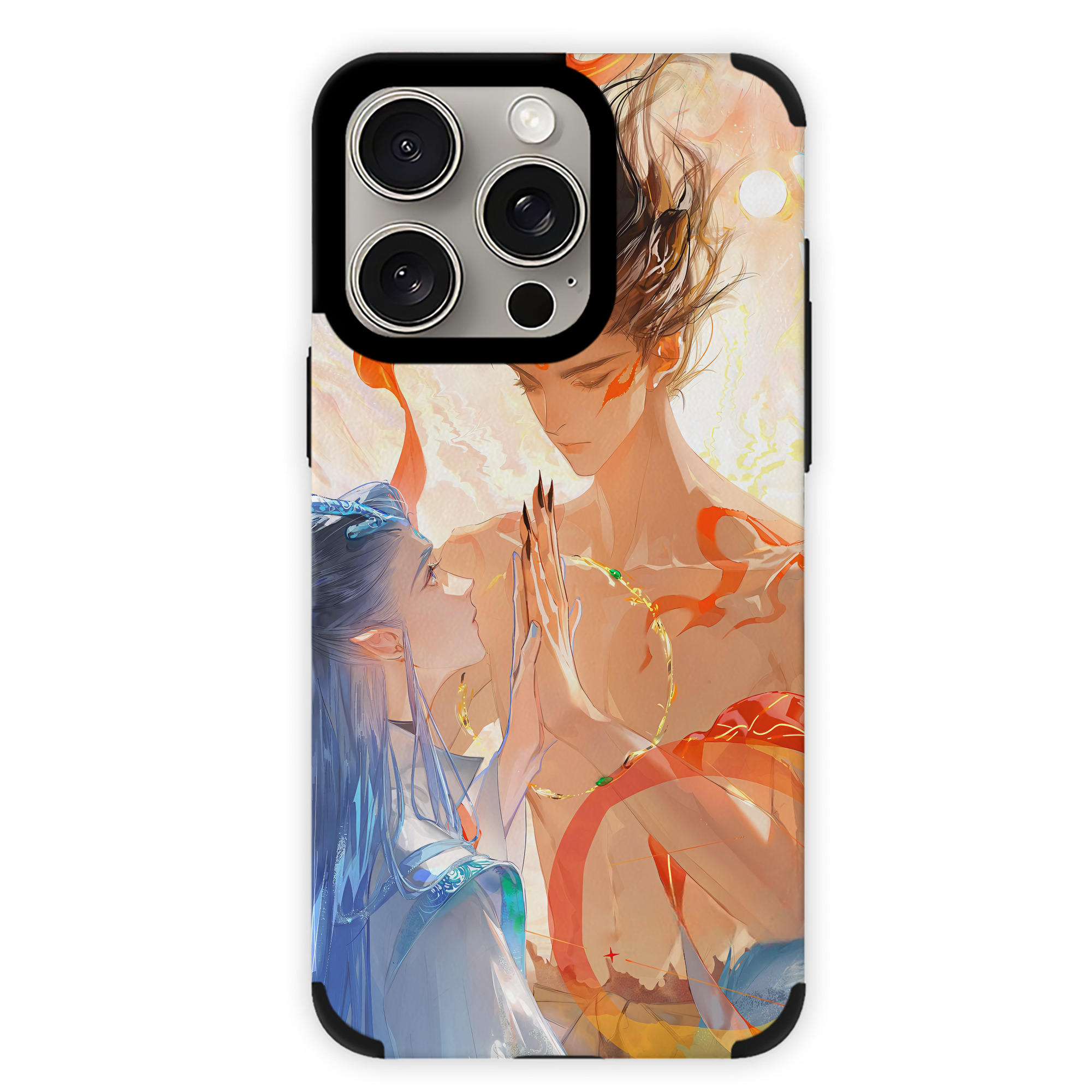 （画像用） Ne Zha 2 ナタ 魔童の大暴れ 【iPhone15ProMax対応】 PUレザー スマホケース 耐衝撃＆黄変防止