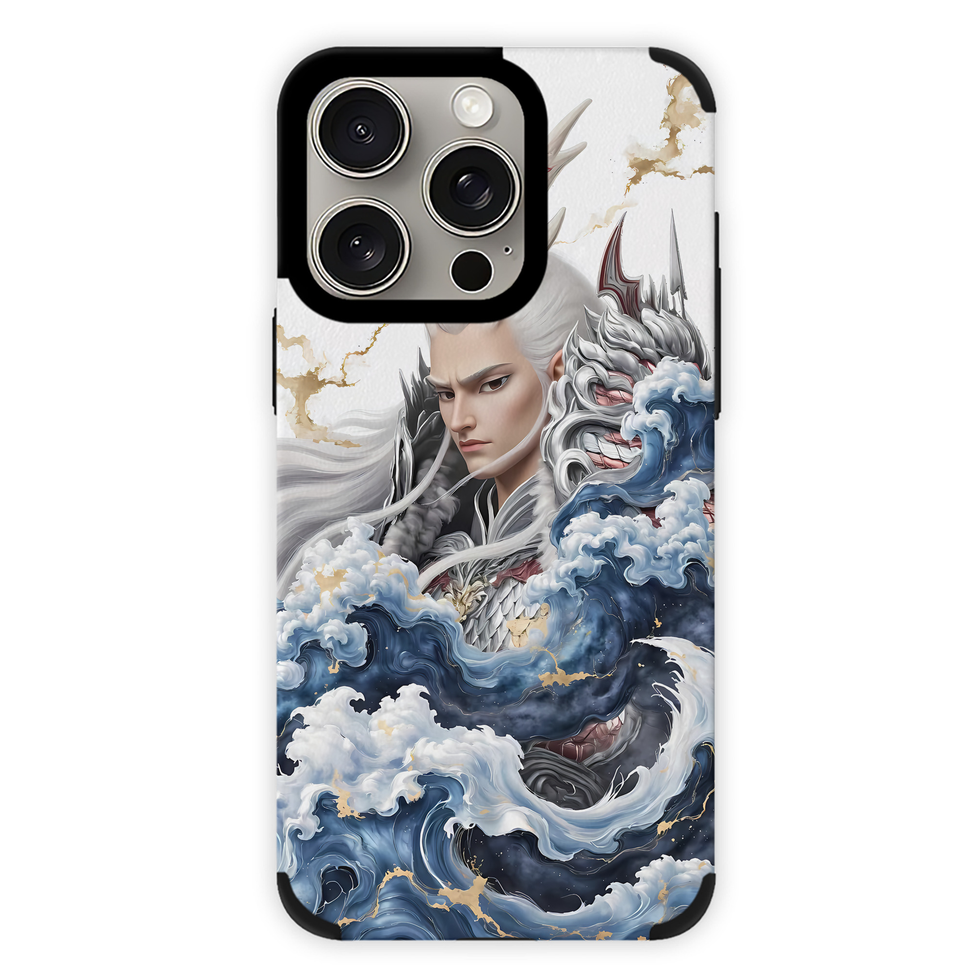 （画像用） Ne Zha 2 ナタ 魔童の大暴れ 【iPhone15ProMax対応】 PUレザー スマホケース 耐衝撃＆黄変防止