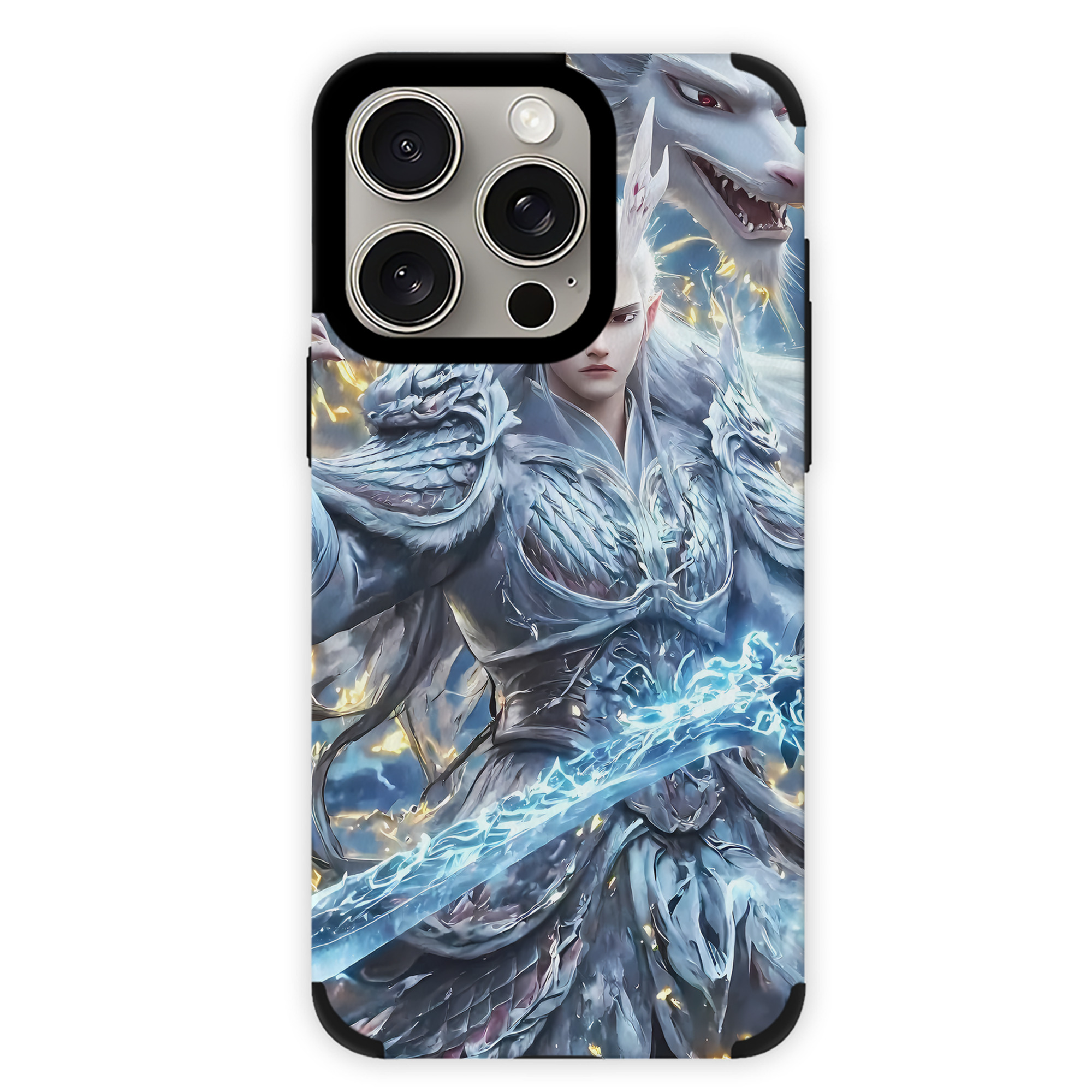 （画像用） Ne Zha 2 ナタ 魔童の大暴れ 【iPhone15ProMax対応】 PUレザー スマホケース 耐衝撃＆黄変防止