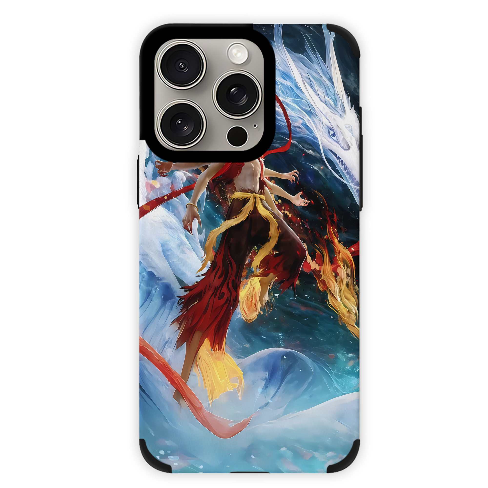 （画像用） Ne Zha 2 ナタ 魔童の大暴れ 【iPhone15ProMax対応】 PUレザー スマホケース 耐衝撃＆黄変防止