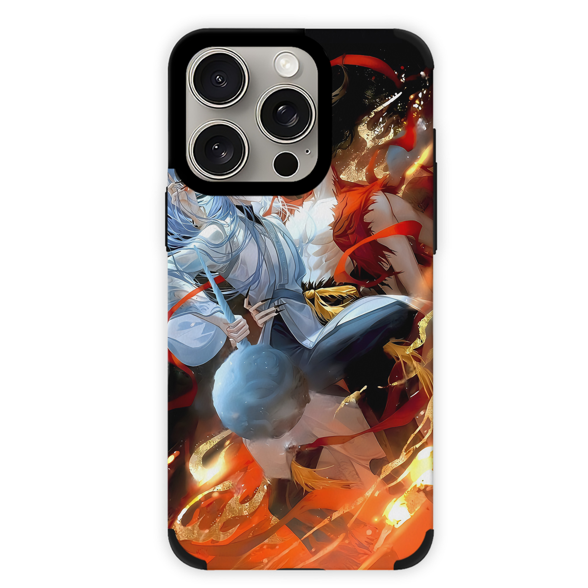 （画像用） Ne Zha 2 ナタ 魔童の大暴れ 【iPhone15ProMax対応】 PUレザー スマホケース 耐衝撃＆黄変防止