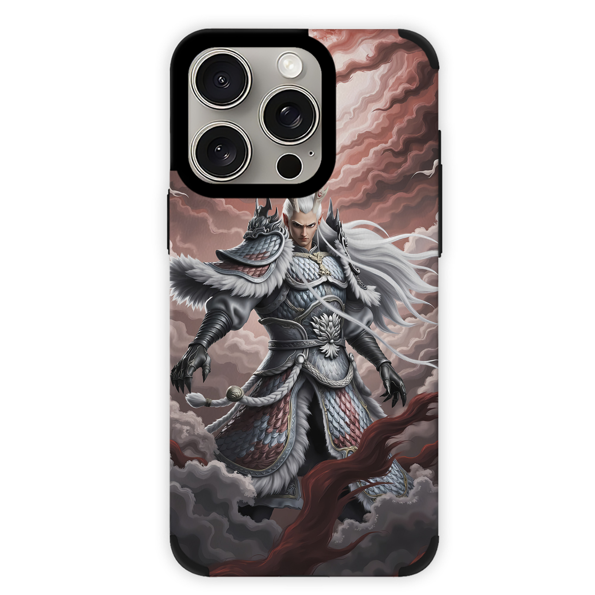 （画像用） Ne Zha 2 ナタ 魔童の大暴れ 【iPhone15ProMax対応】 PUレザー スマホケース 耐衝撃＆黄変防止
