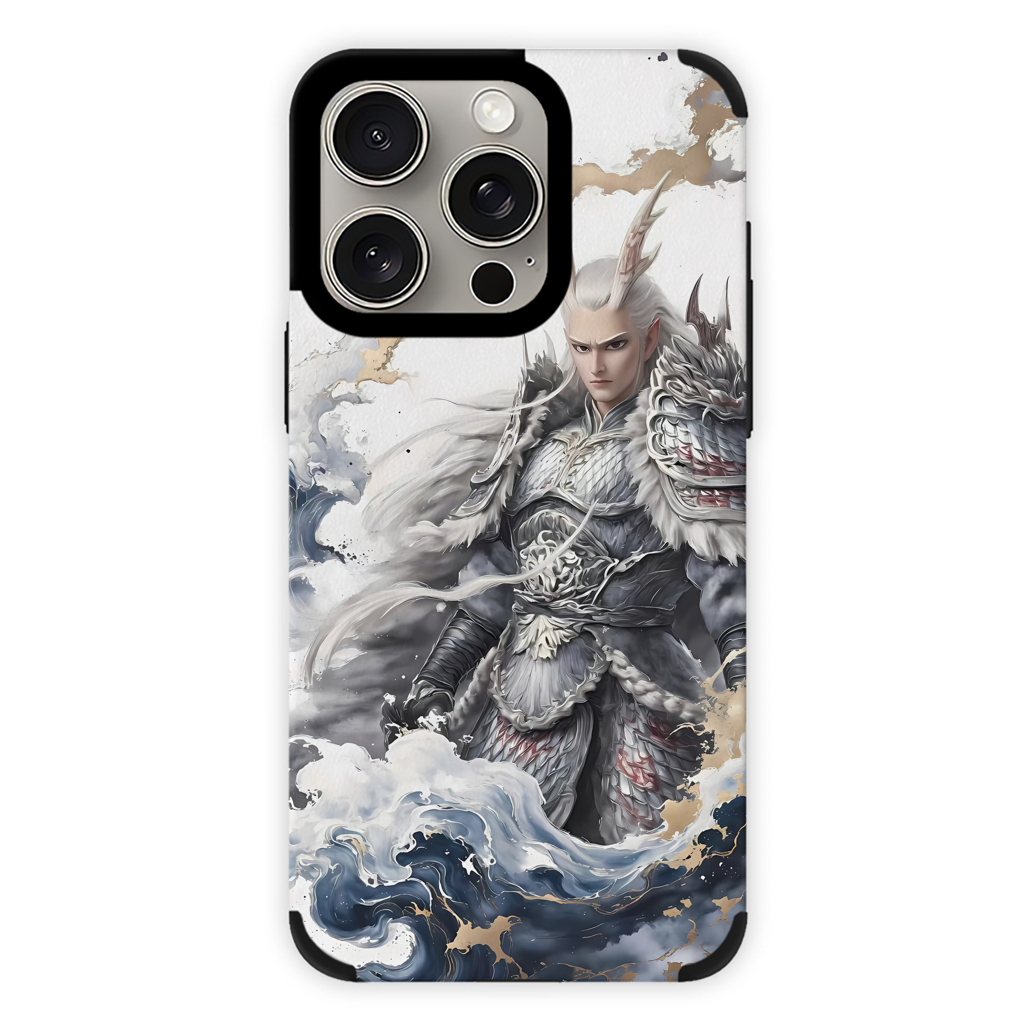 （画像用） Ne Zha 2 ナタ 魔童の大暴れ 【iPhone15ProMax対応】 PUレザー スマホケース 耐衝撃＆黄変防止