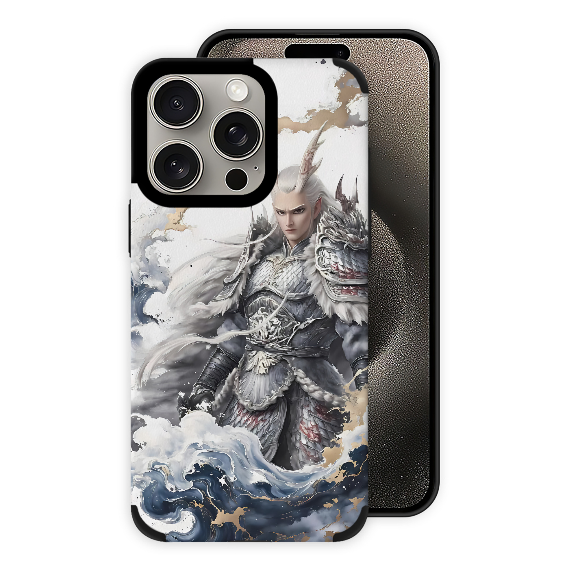 （画像用） Ne Zha 2 ナタ 魔童の大暴れ 【iPhone15ProMax対応】 PUレザー スマホケース 耐衝撃＆黄変防止