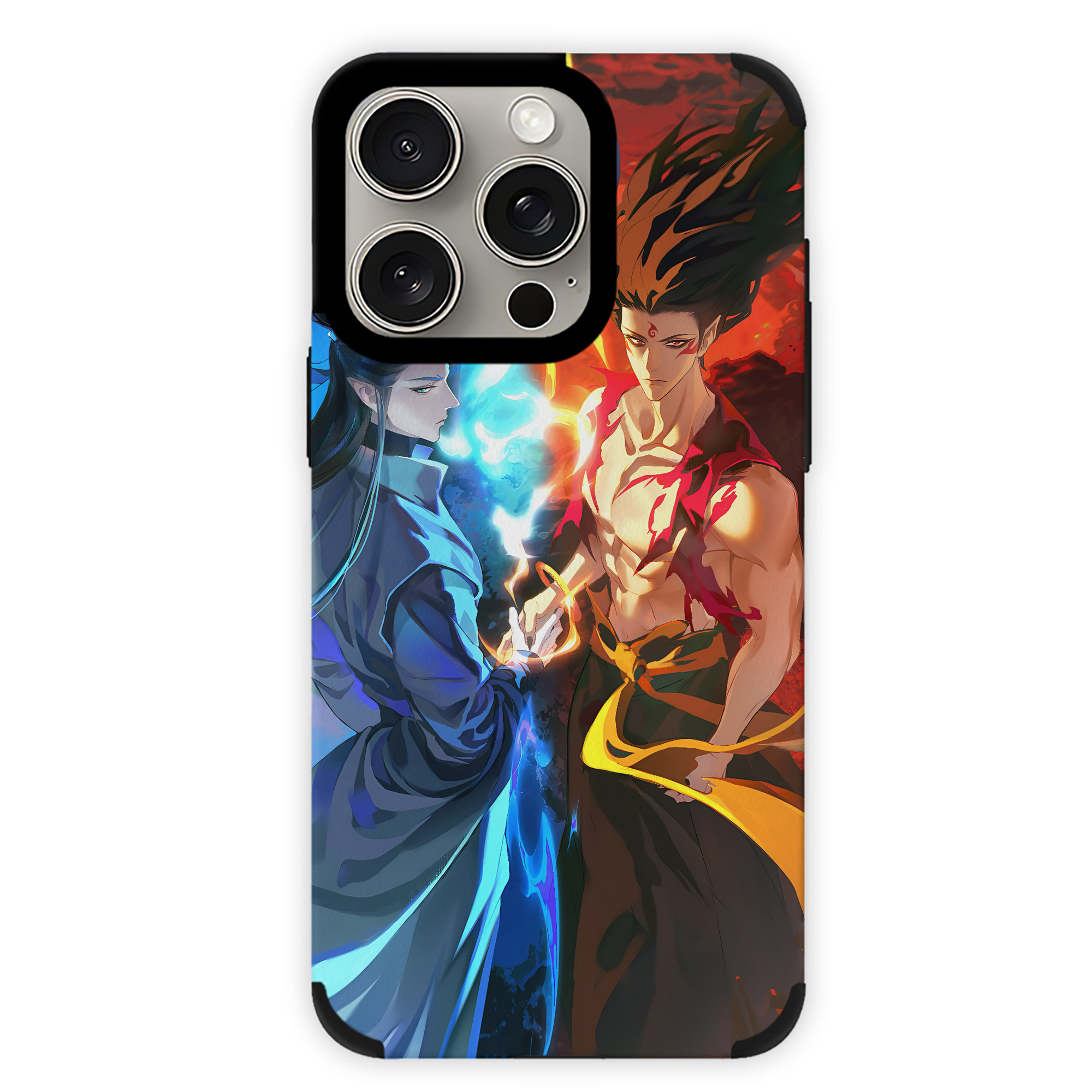 （画像用） Ne Zha 2 ナタ 魔童の大暴れ 【iPhone15ProMax対応】 PUレザー スマホケース 耐衝撃＆黄変防止