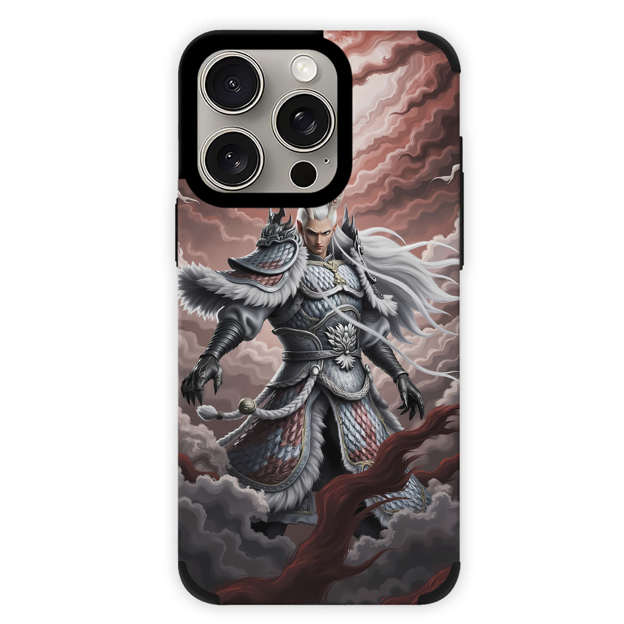 （画像用） Ne Zha 2 ナタ 魔童の大暴れ 【iPhone15ProMax対応】 PUレザー スマホケース 耐衝撃＆黄変防止