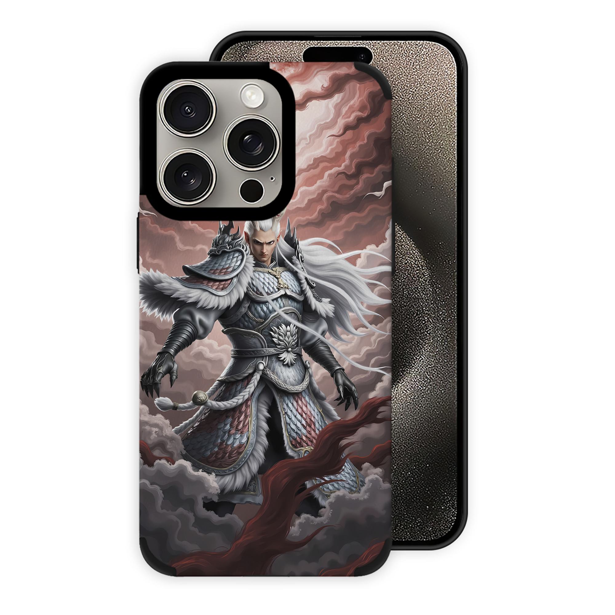 （画像用） Ne Zha 2 ナタ 魔童の大暴れ 【iPhone15ProMax対応】 PUレザー スマホケース 耐衝撃＆黄変防止