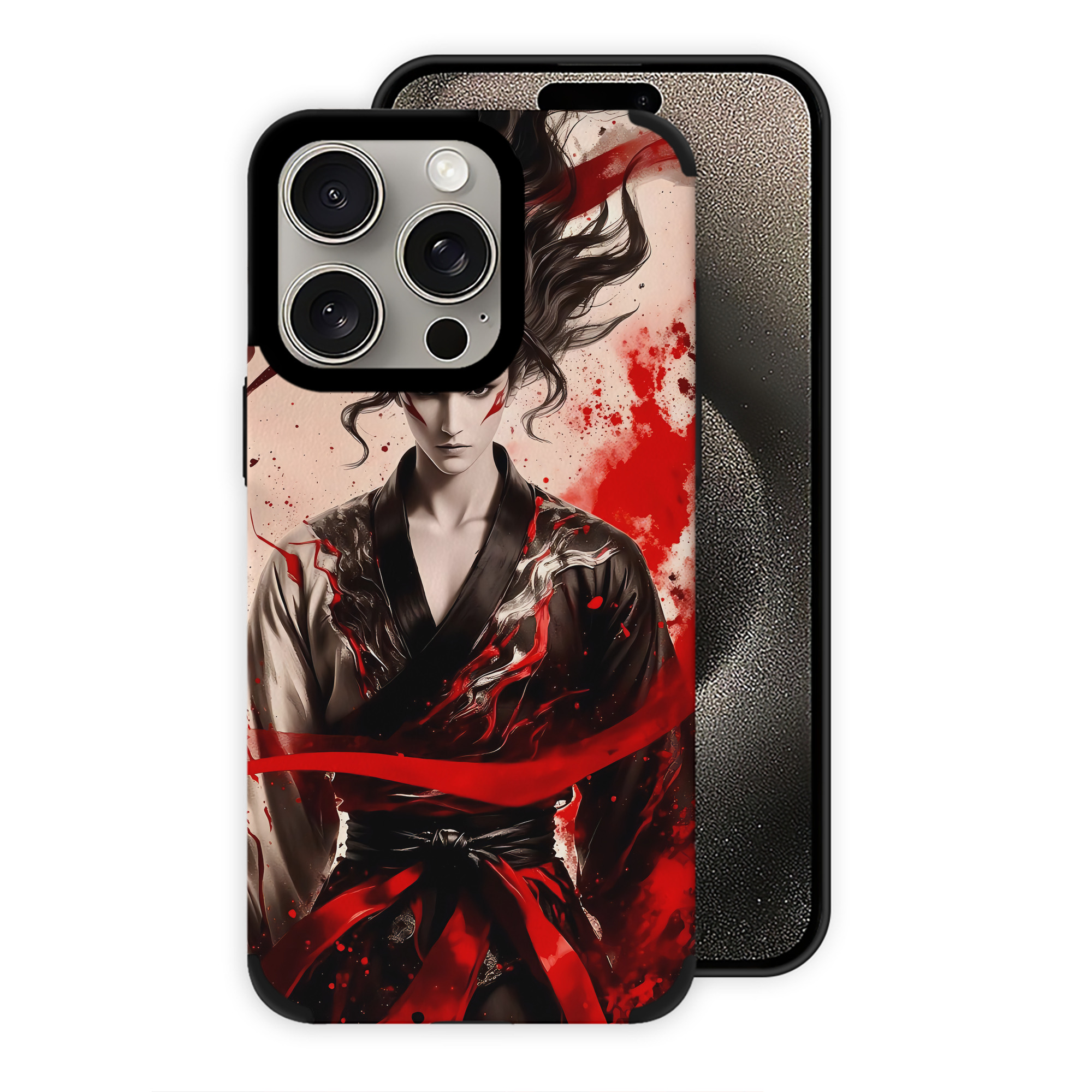 （画像用） Ne Zha 2 ナタ 魔童の大暴れ 【iPhone15ProMax対応】 PUレザー スマホケース 耐衝撃＆黄変防止