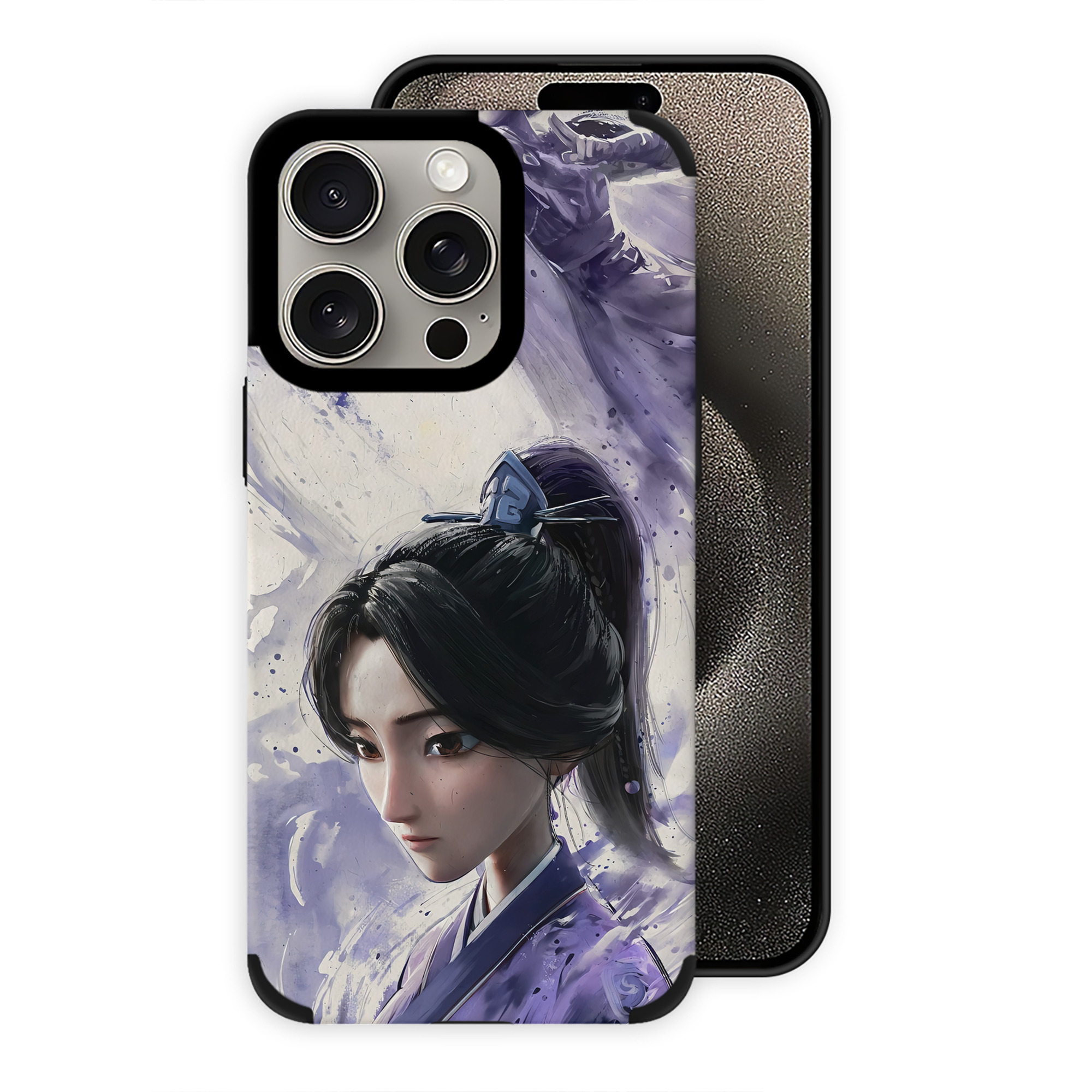 （画像用） Ne Zha 2 ナタ 魔童の大暴れ 【iPhone15ProMax対応】 PUレザー スマホケース 耐衝撃＆黄変防止