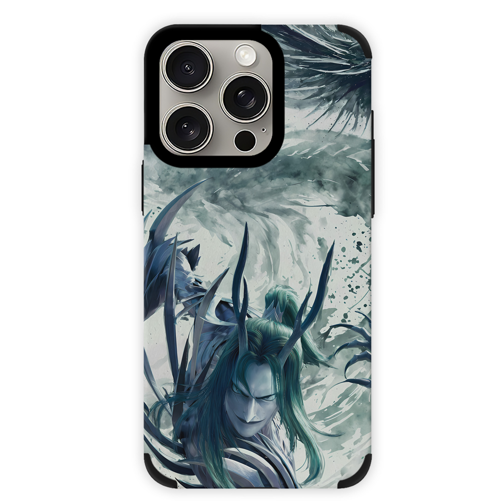 （画像用） Ne Zha 2 ナタ 魔童の大暴れ 【iPhone15ProMax対応】 PUレザー スマホケース 耐衝撃＆黄変防止