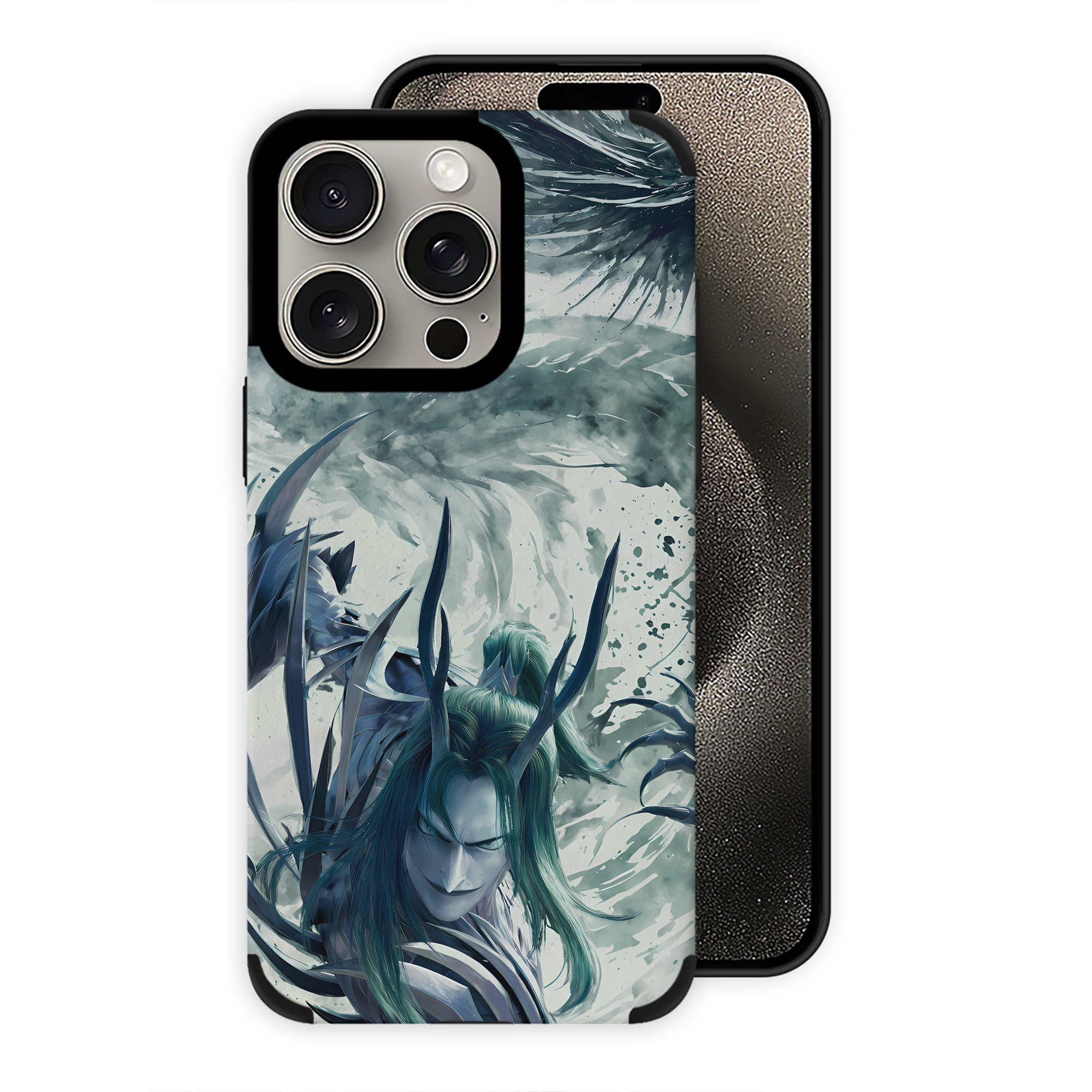 （画像用） Ne Zha 2 ナタ 魔童の大暴れ 【iPhone15ProMax対応】 PUレザー スマホケース 耐衝撃＆黄変防止