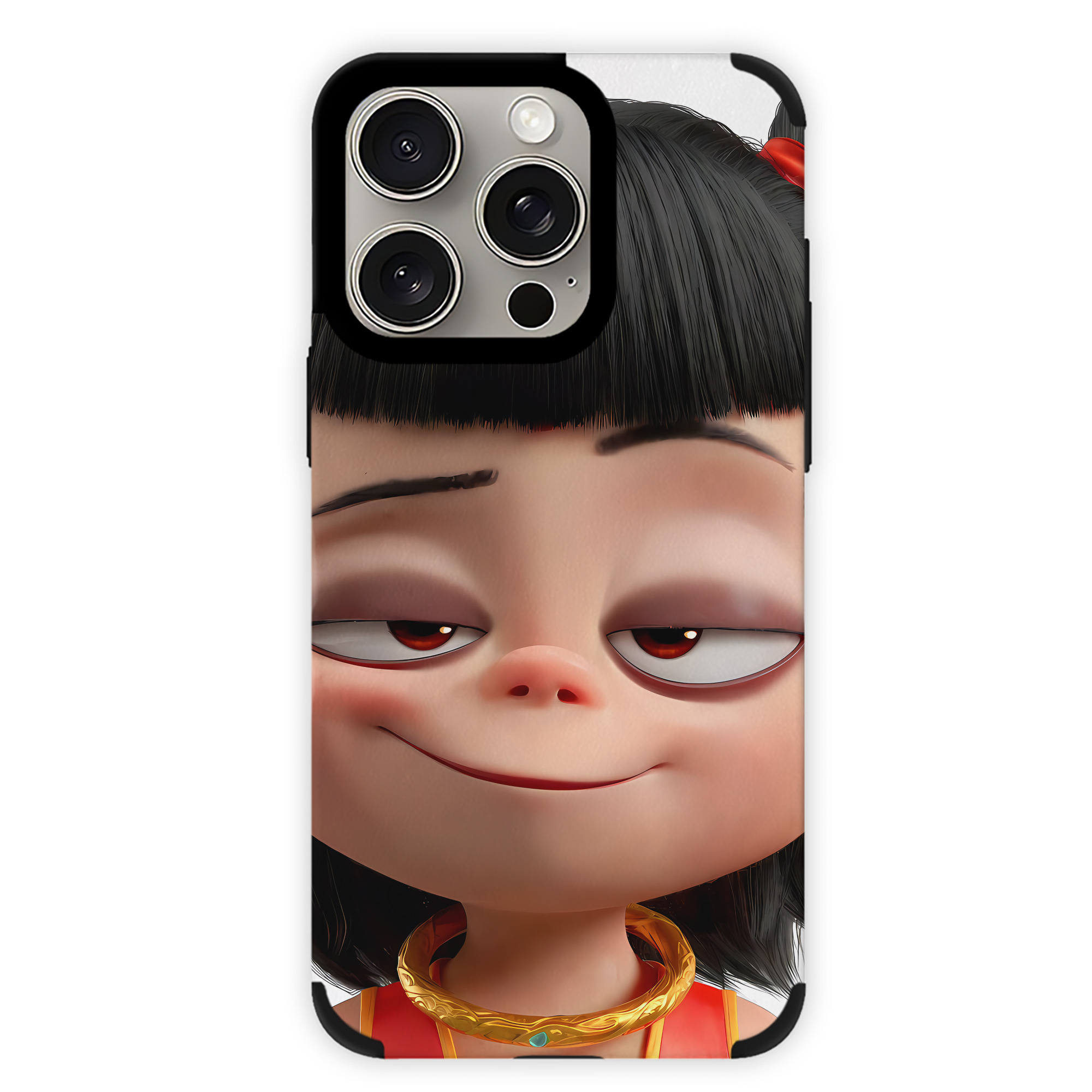 （画像用） Ne Zha 2 ナタ 魔童の大暴れ 【iPhone15ProMax対応】 PUレザー スマホケース 耐衝撃＆黄変防止