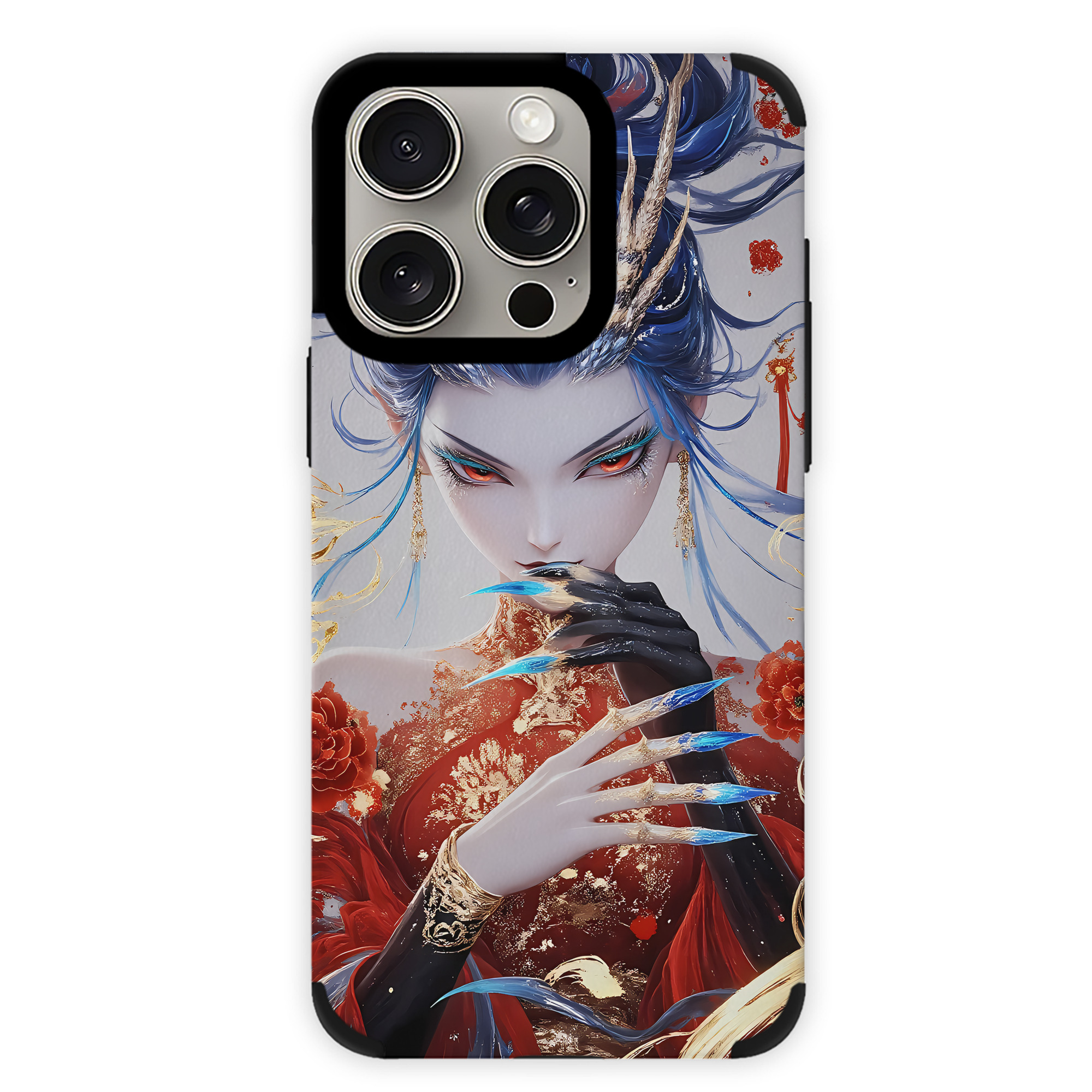 （画像用） Ne Zha 2 ナタ 魔童の大暴れ 【iPhone15ProMax対応】 PUレザー スマホケース 耐衝撃＆黄変防止