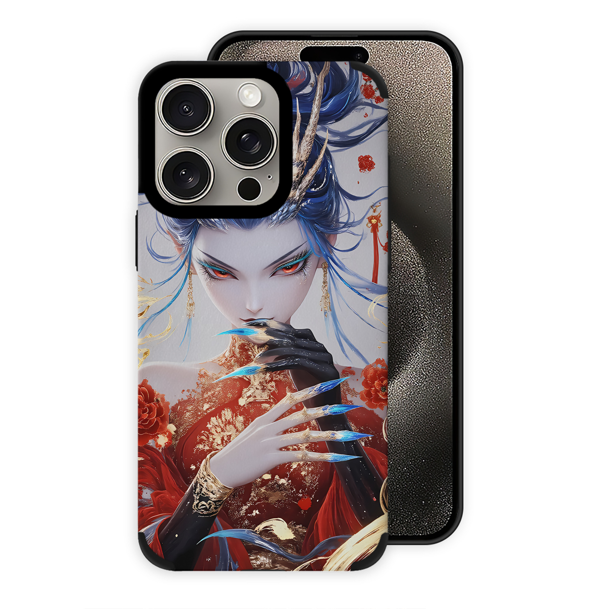 （画像用） Ne Zha 2 ナタ 魔童の大暴れ 【iPhone15ProMax対応】 PUレザー スマホケース 耐衝撃＆黄変防止