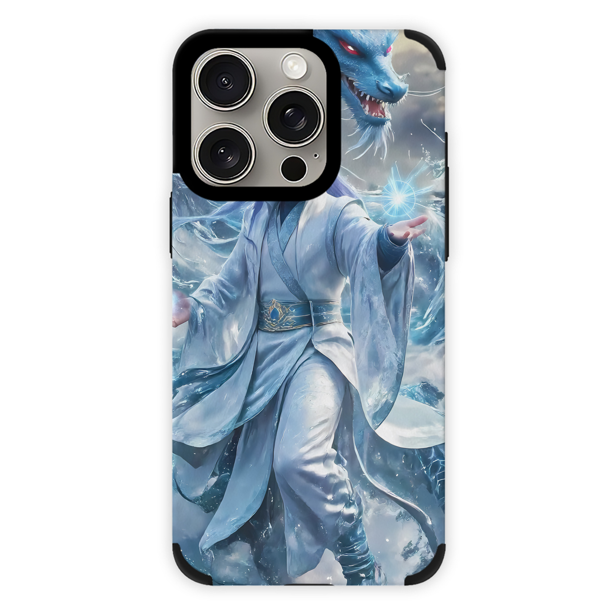 （画像用） Ne Zha 2 ナタ 魔童の大暴れ 【iPhone15ProMax対応】 PUレザー スマホケース 耐衝撃＆黄変防止