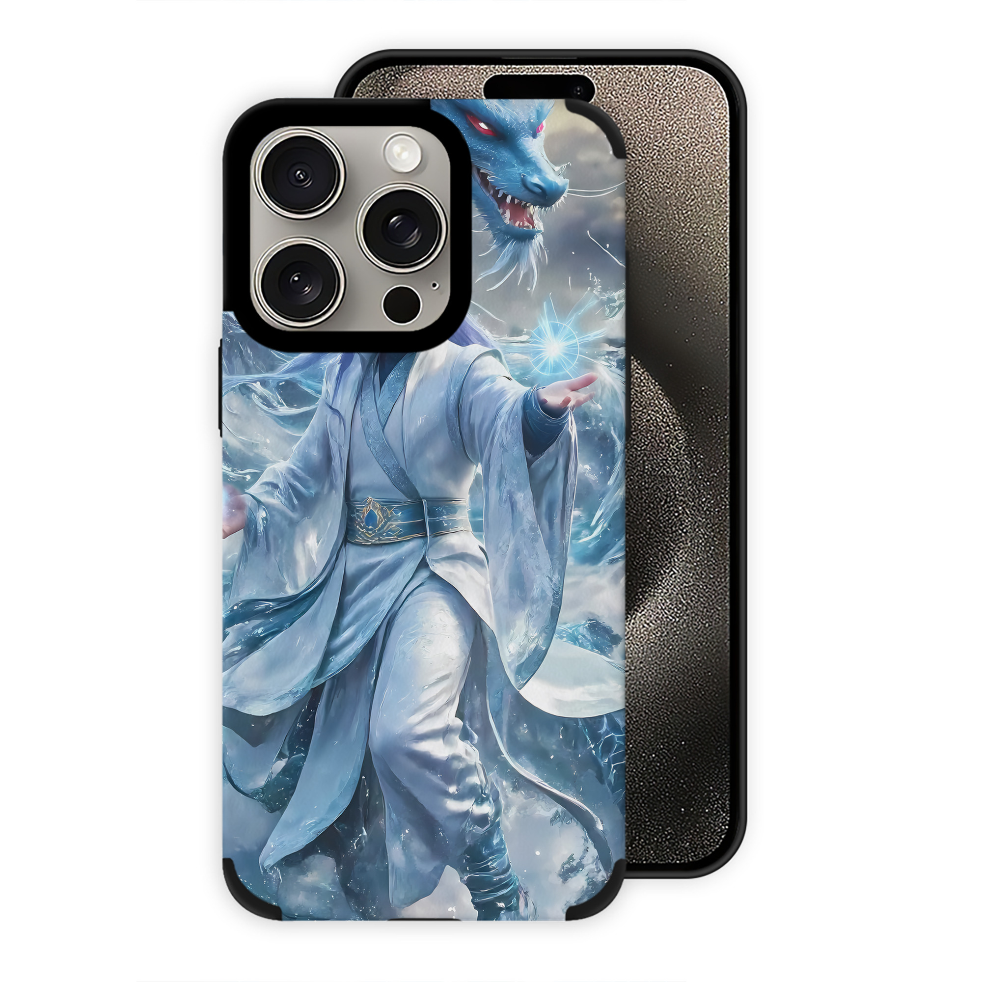 （画像用） Ne Zha 2 ナタ 魔童の大暴れ 【iPhone15ProMax対応】 PUレザー スマホケース 耐衝撃＆黄変防止