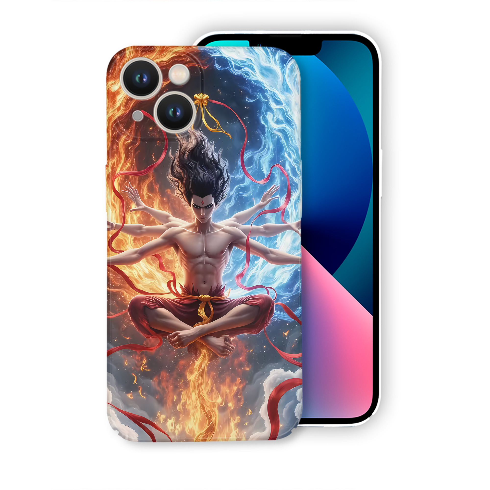 （画像用） Ne Zha 2 ナタ 魔童の大暴れ 【iPhone 14シリーズ対応】ハードケース
